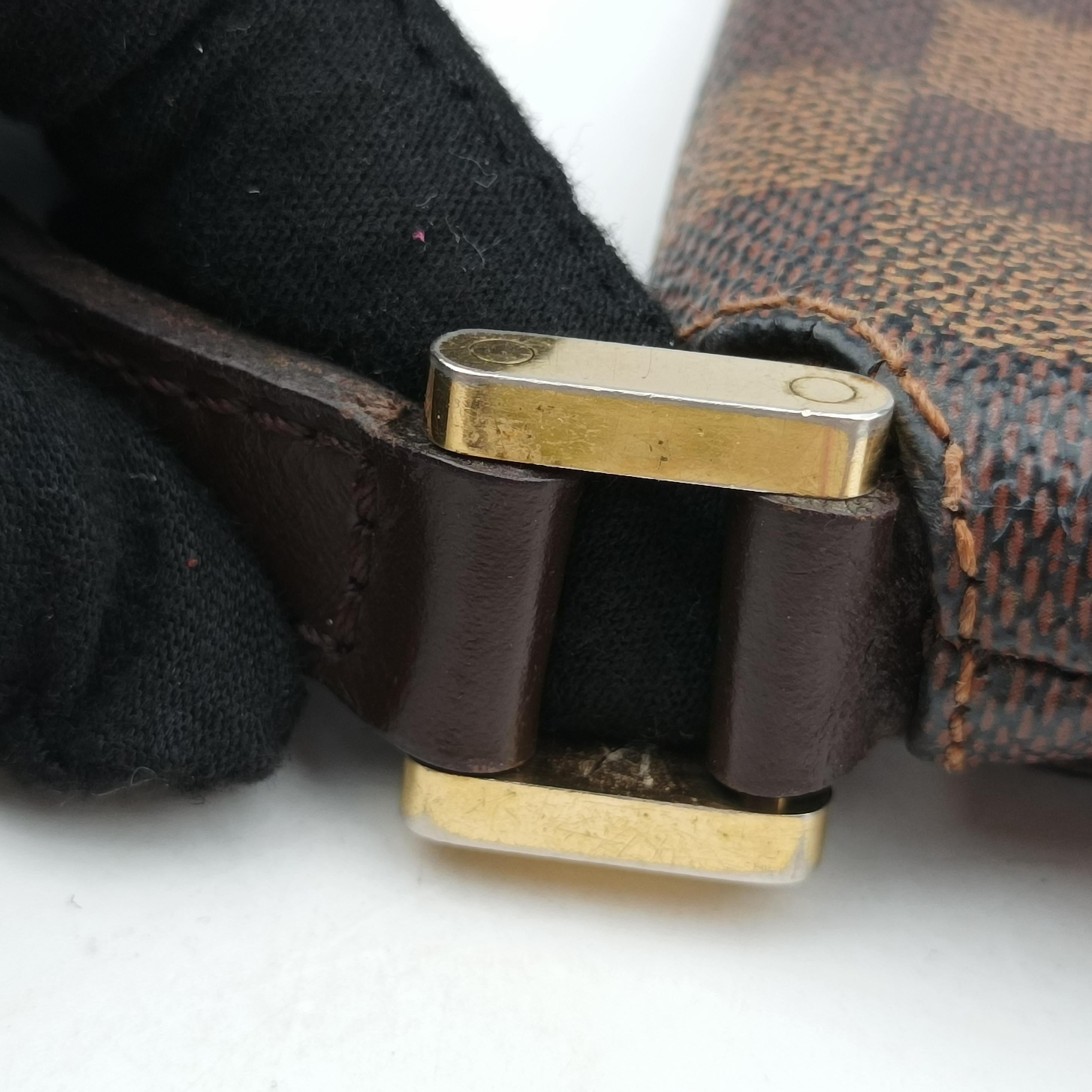 Secondhand Louis Vuitton Mustet Salsa (Long strap) EBENE Damier Canvas N51300 shoulderbag | stylenewstar