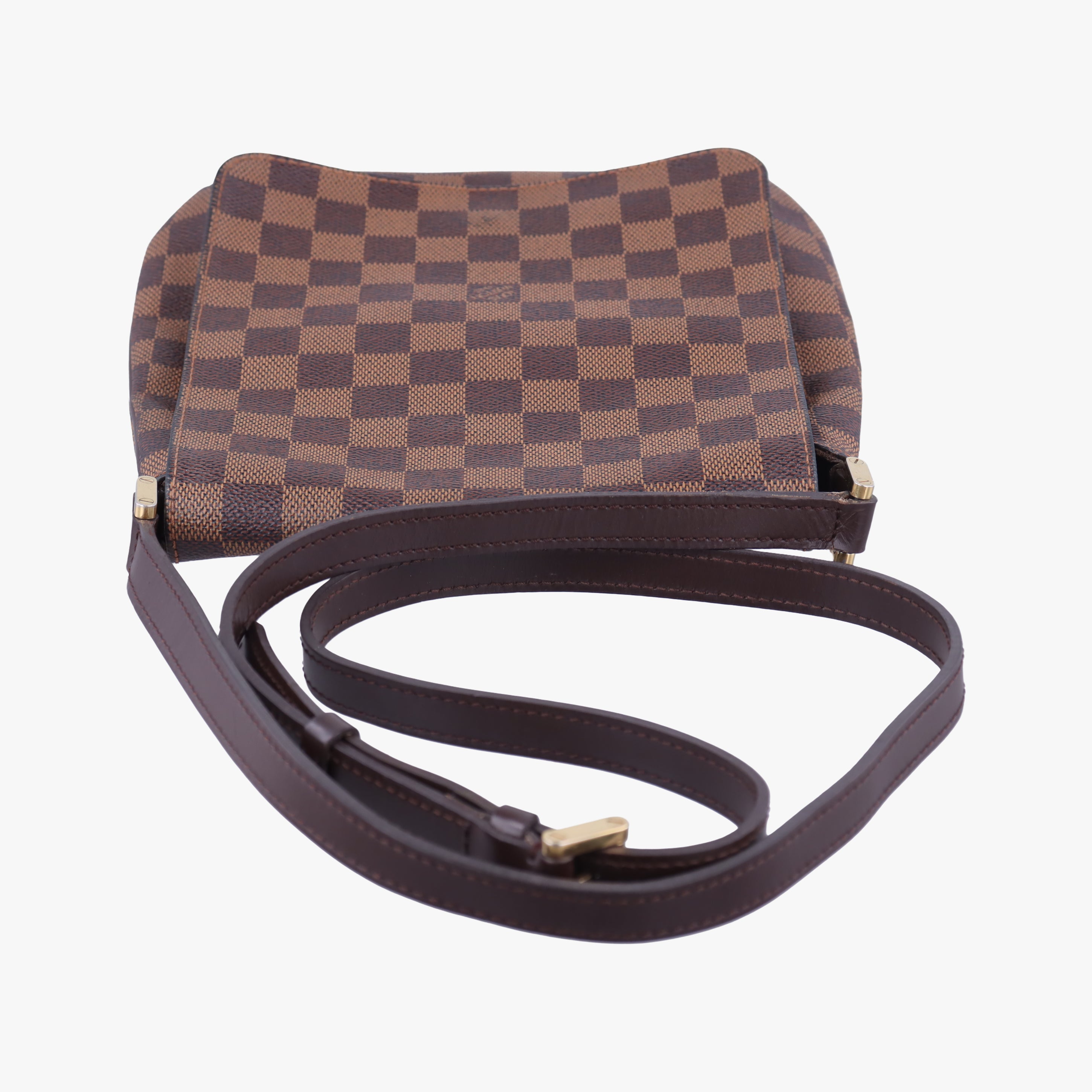Secondhand Louis Vuitton Mustet Salsa (Long strap) EBENE Damier Canvas N51300 shoulderbag | stylenewstar