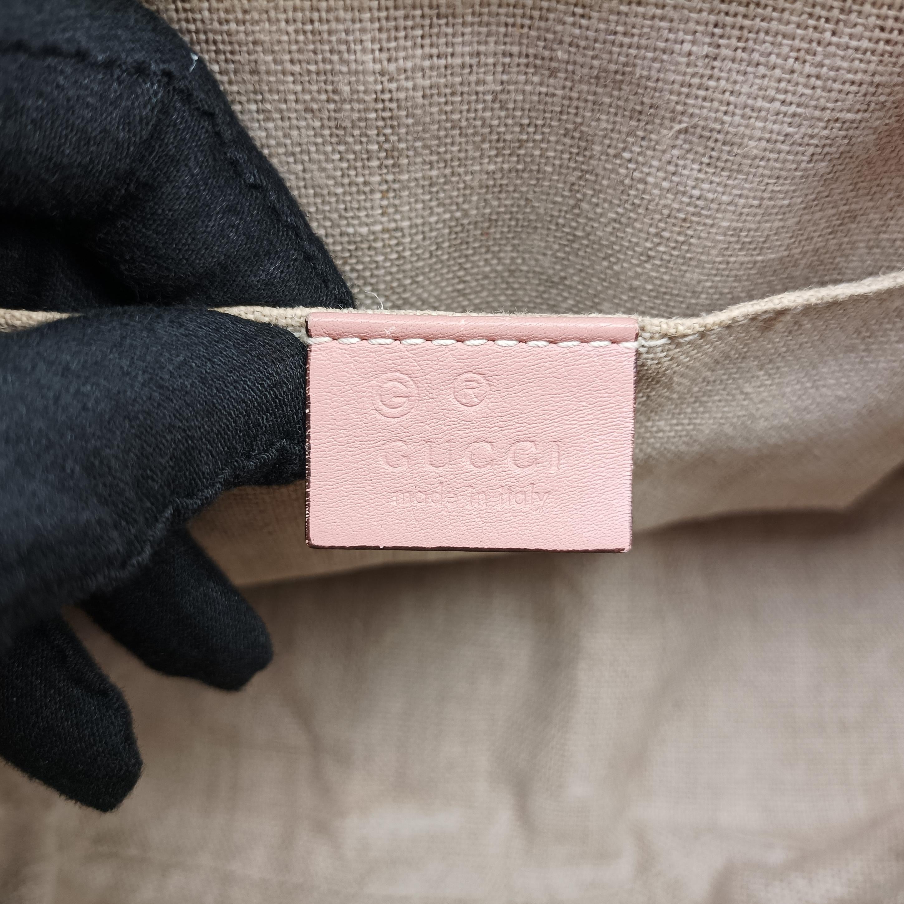 Pre-owned Gucci Microguccissima Pink Leather 449654 shoulderbag | stylenewstar