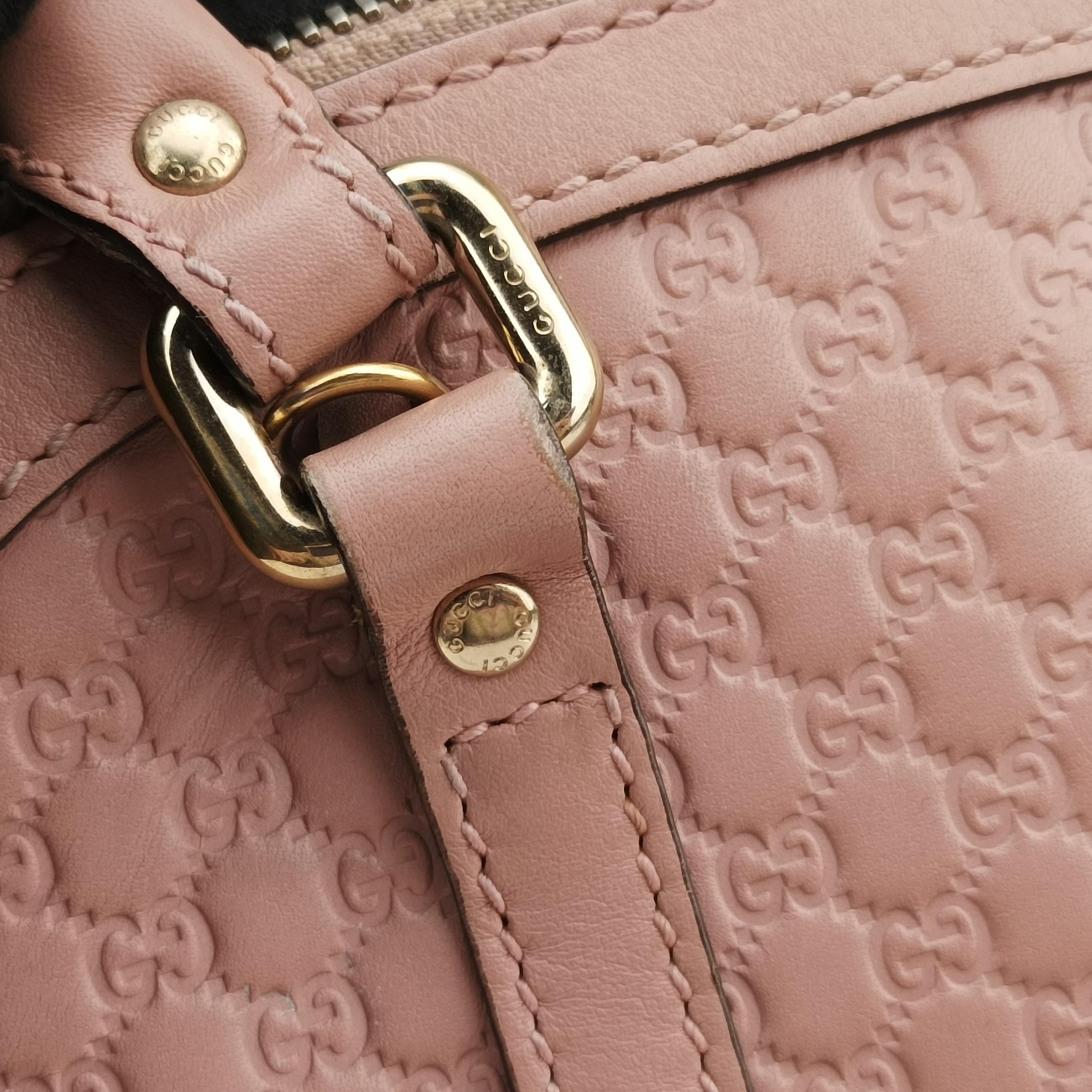 Pre-owned Gucci Microguccissima Pink Leather 449654 shoulderbag | stylenewstar