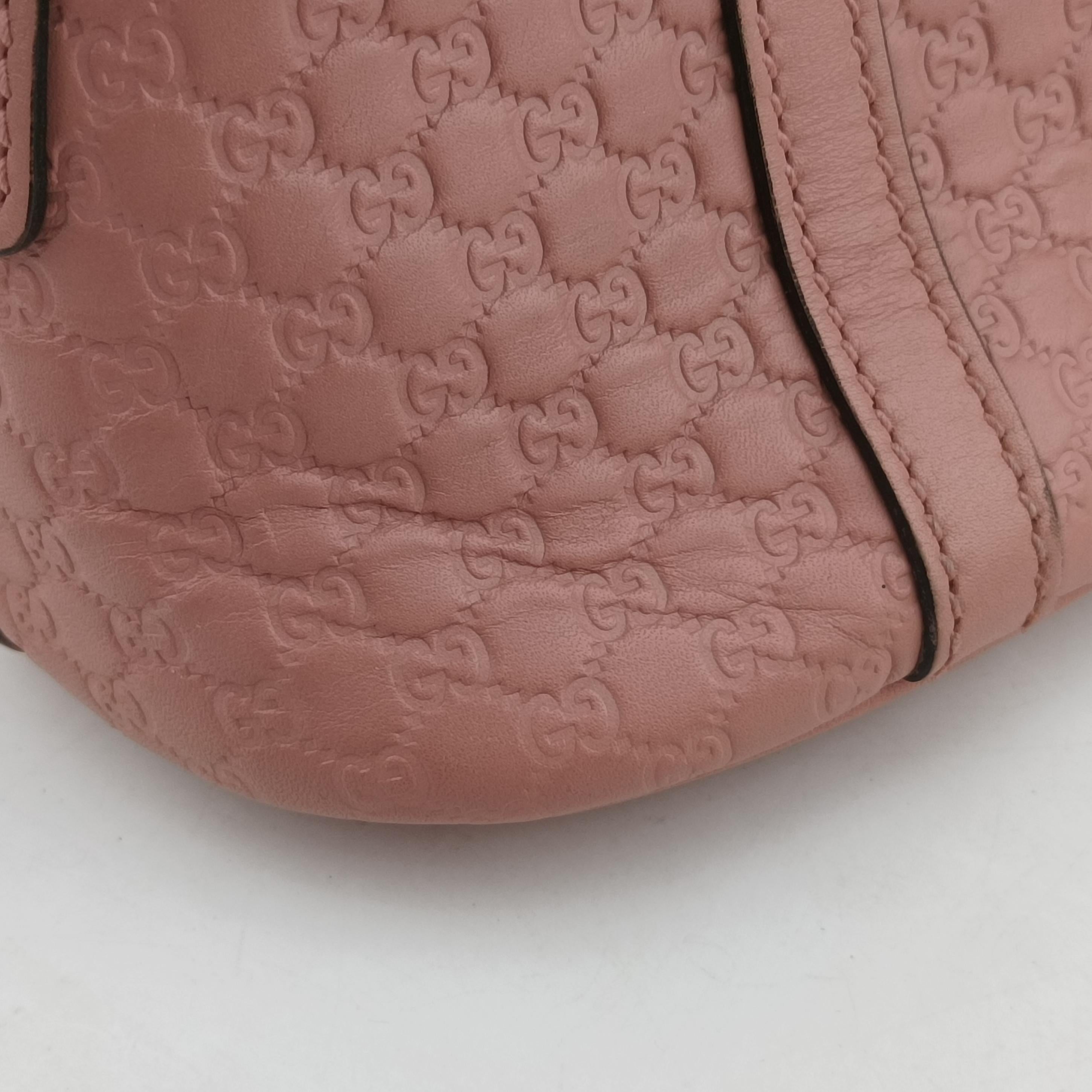 Pre-owned Gucci Microguccissima Pink Leather 449654 shoulderbag | stylenewstar