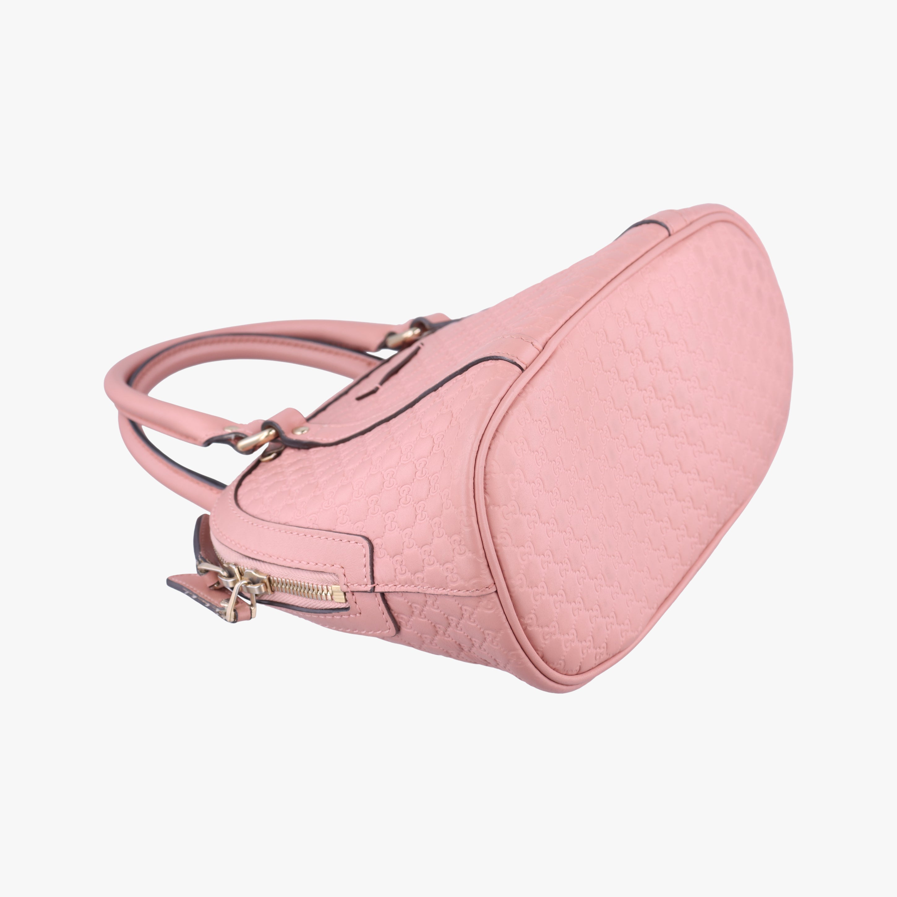 Pre-owned Gucci Microguccissima Pink Leather 449654 shoulderbag | stylenewstar