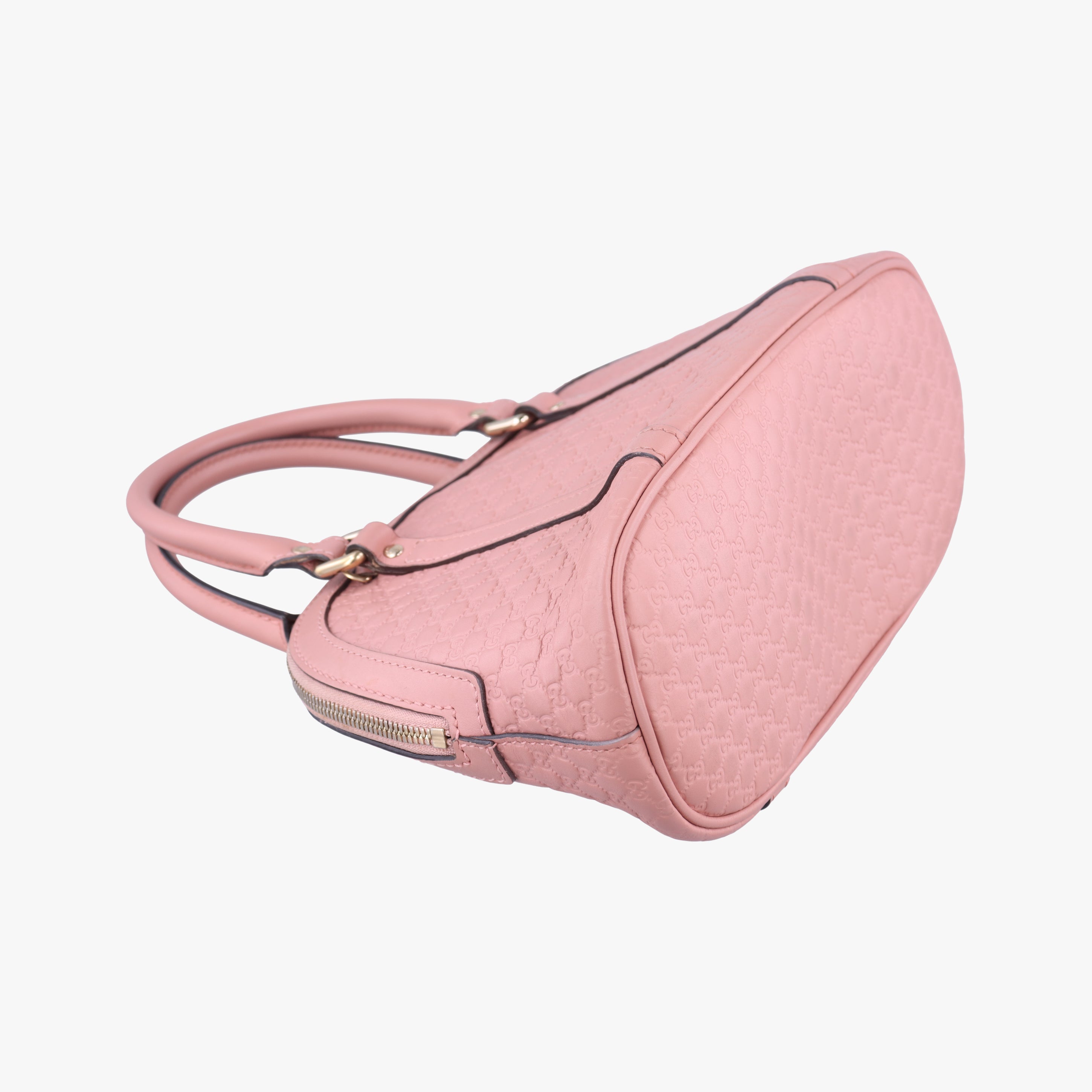 Pre-owned Gucci Microguccissima Pink Leather 449654 shoulderbag | stylenewstar