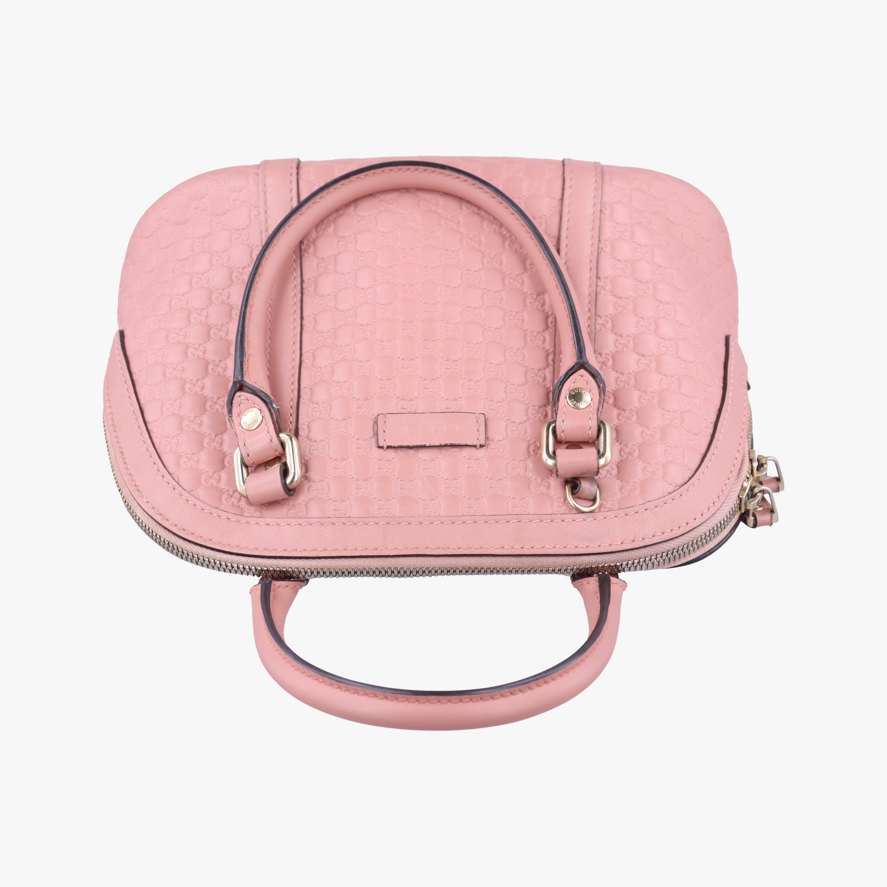 Pre-owned Gucci Microguccissima Pink Leather 449654 shoulderbag | stylenewstar