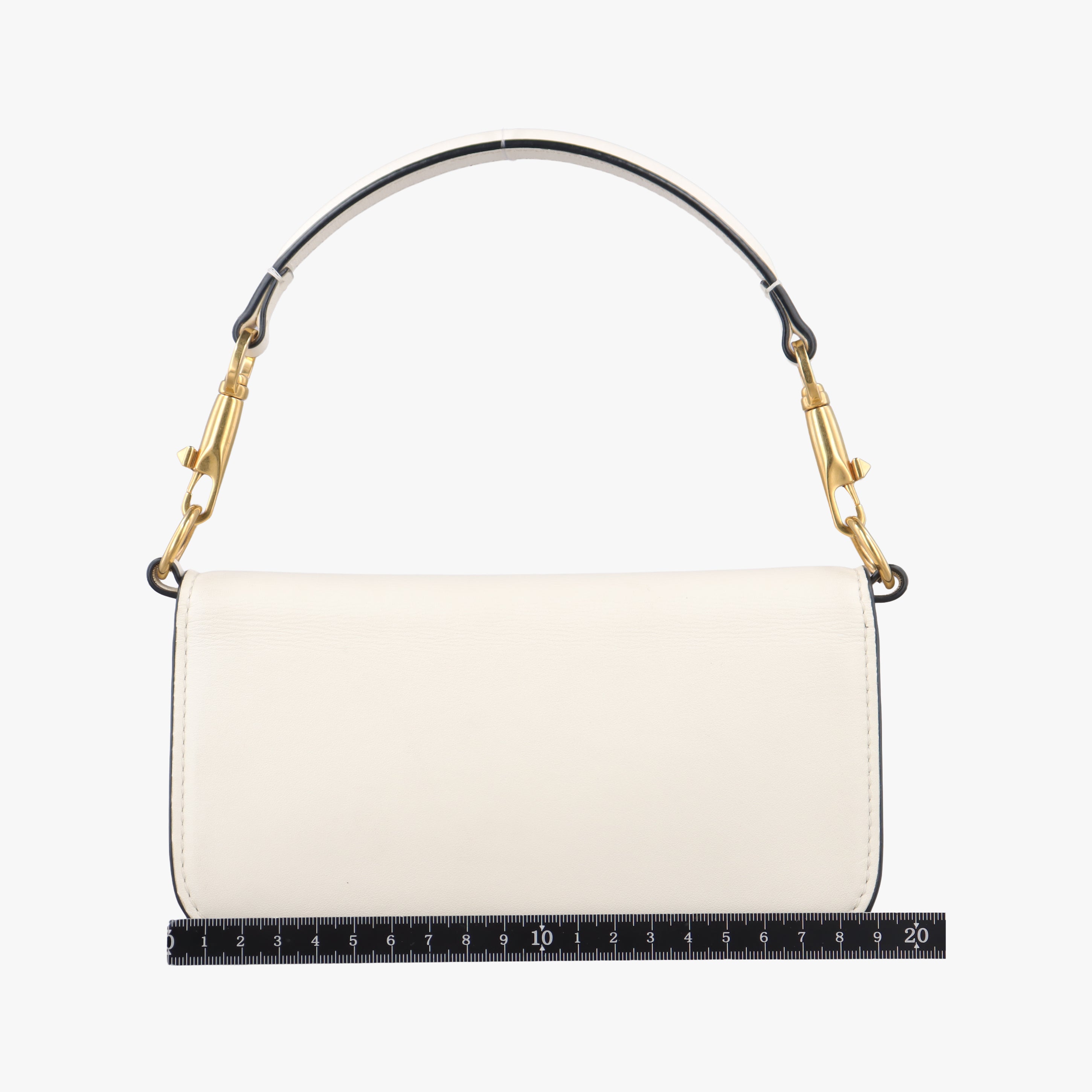 Pre-owned Valentino Garavani Loco White Leather  handbag | stylenewstar