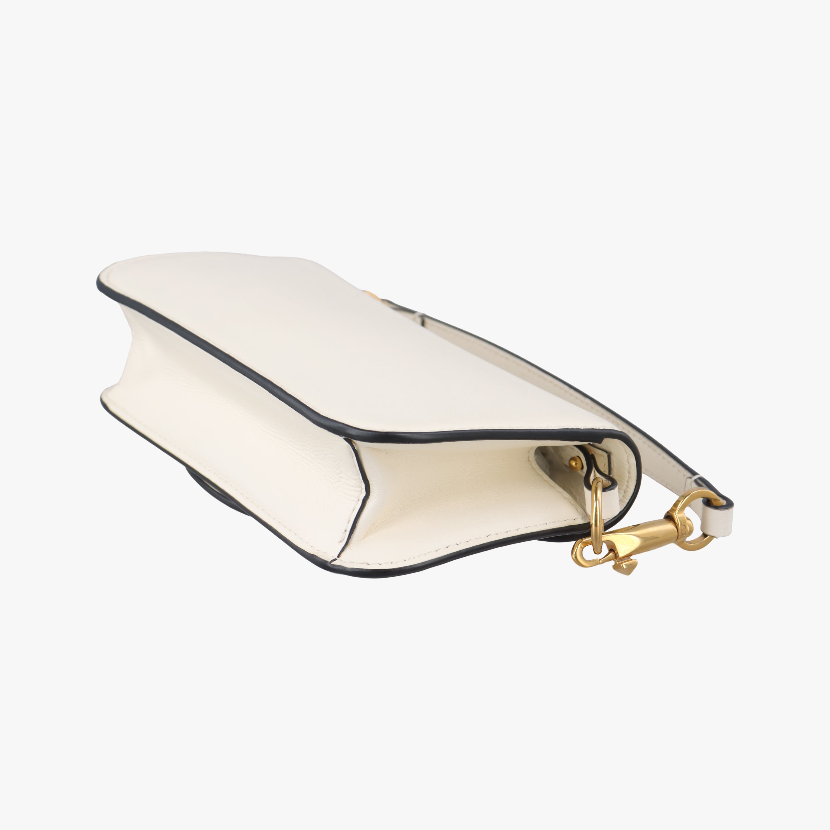 Pre-owned Valentino Garavani Loco White Leather  handbag | stylenewstar