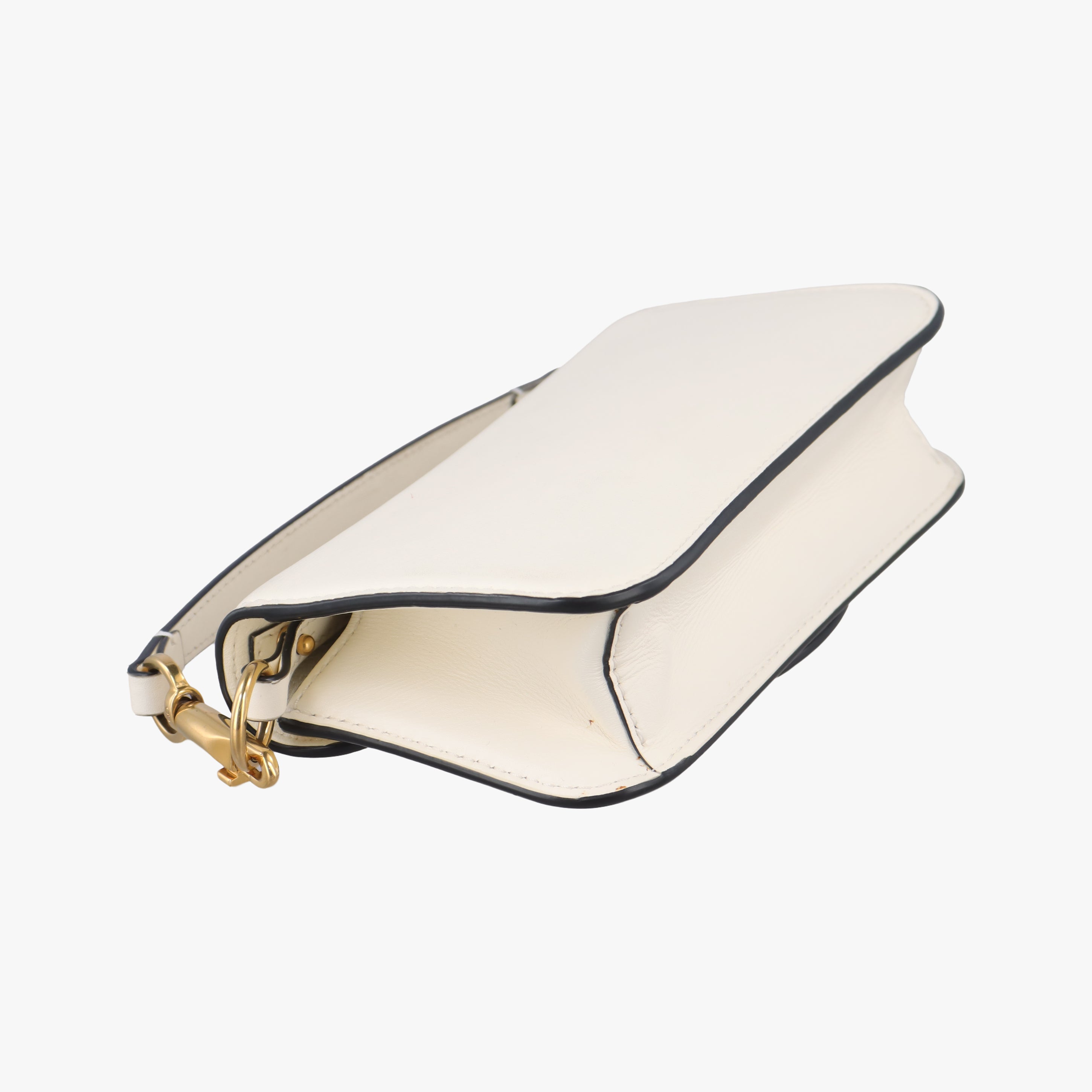 Pre-owned Valentino Garavani Loco White Leather  handbag | stylenewstar
