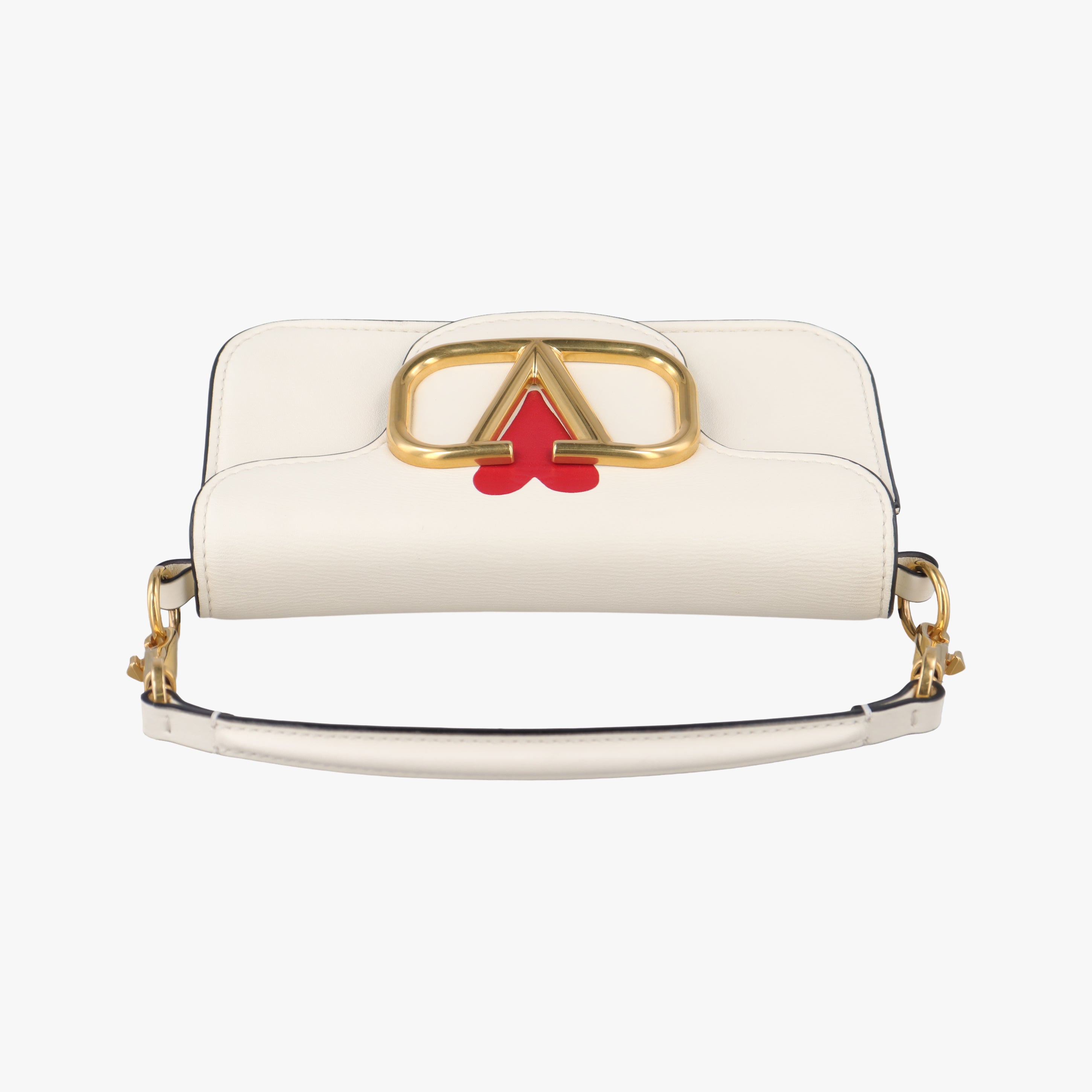 Pre-owned Valentino Garavani Loco White Leather  handbag | stylenewstar