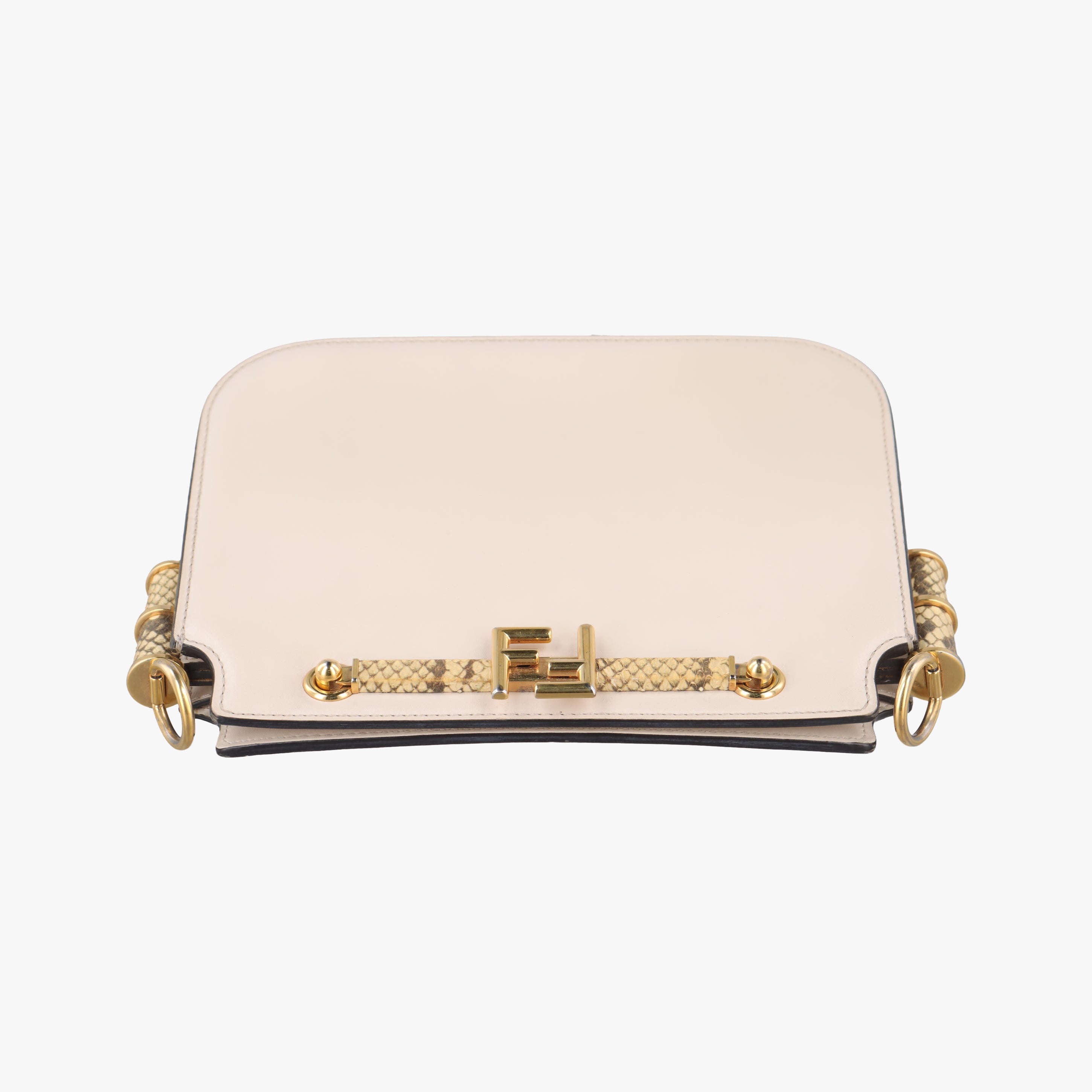 Vintage Fendi Touch Beige Leather 8BT349 shoulderbag | stylenewstar