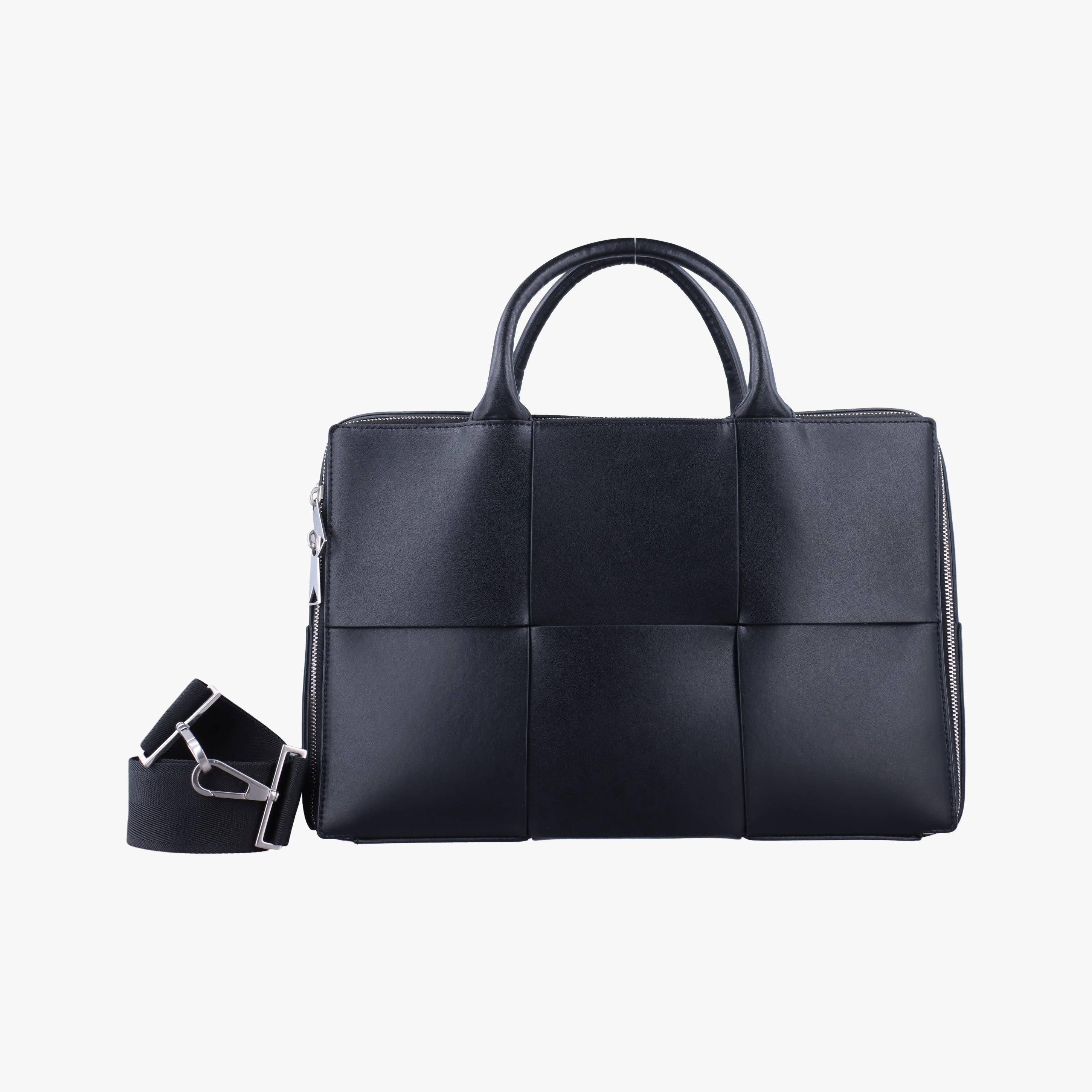 Pre-owned Bottega Veneta The Arcotote Black lambskin  shoulderbag | stylenewstar