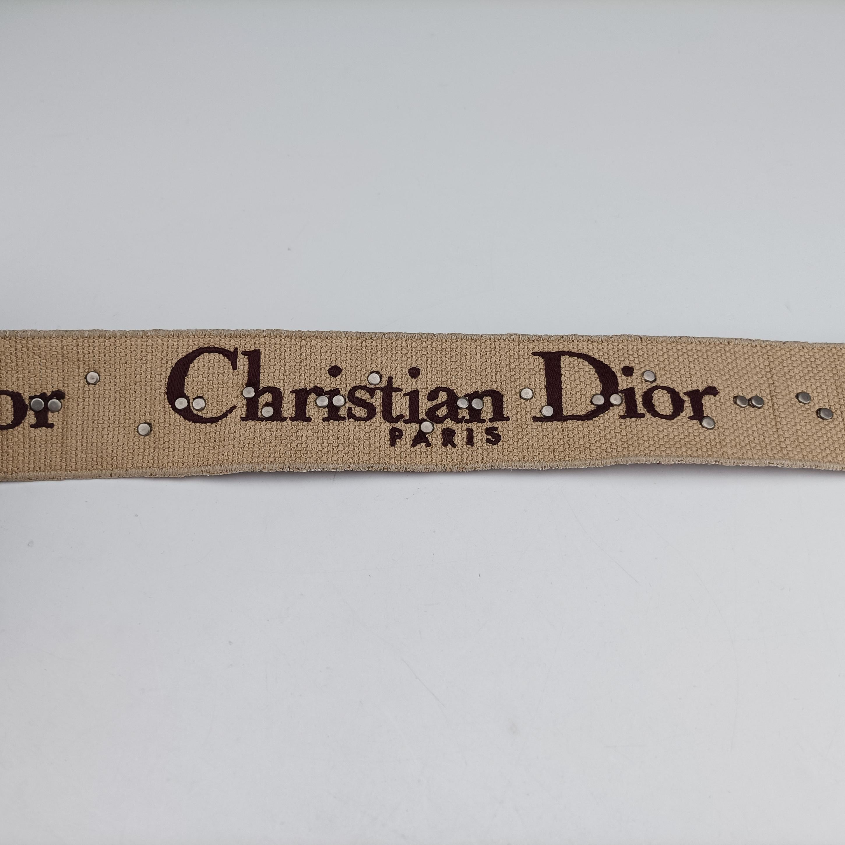 Pre-owned Christian Dior Dioraddict Burgundy×Beige Jacquard  shoulderbag | stylenewstar