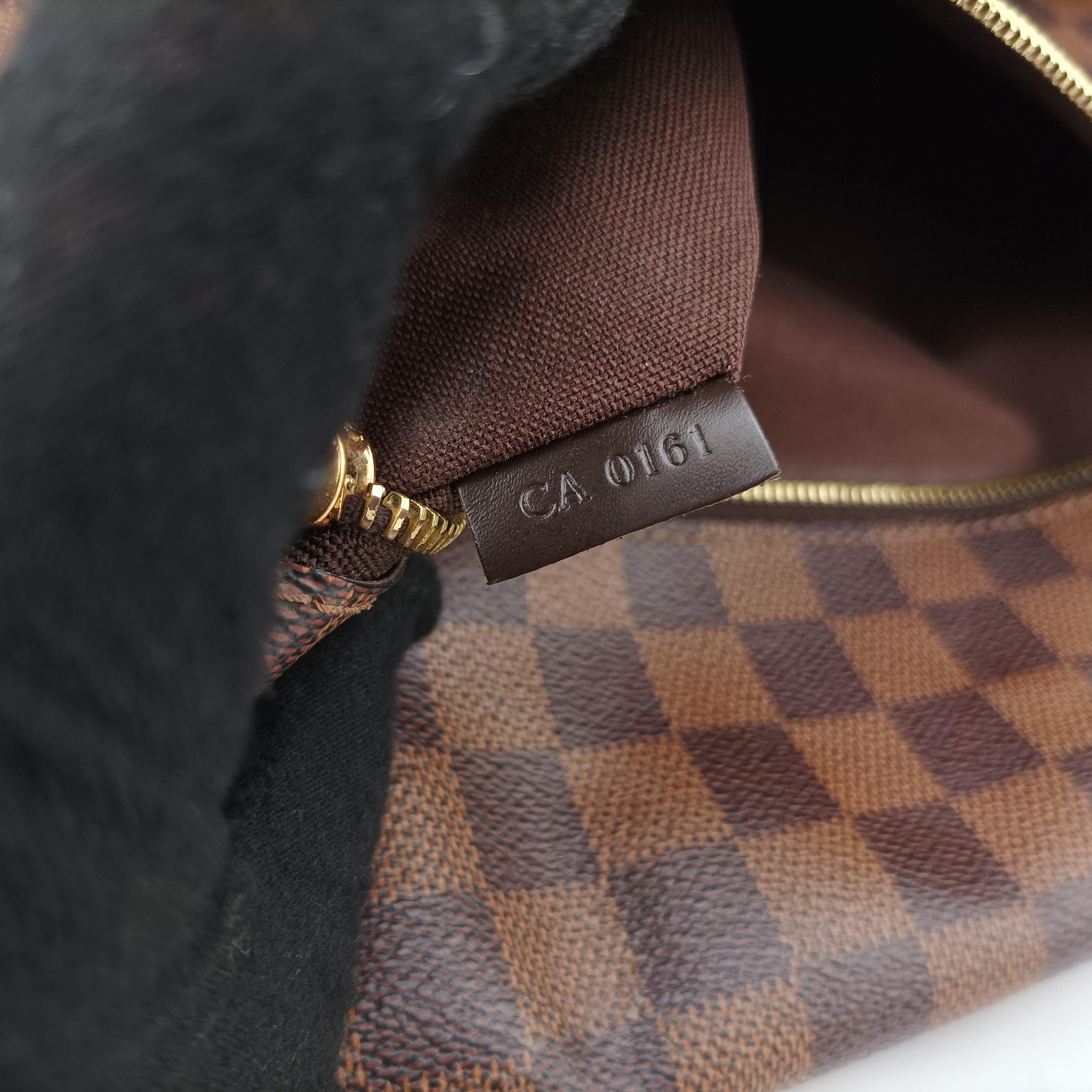 Vintage Louis Vuitton BROOKLYN MM EBENE Damier Canvas N51211 shoulderbag | stylenewstar