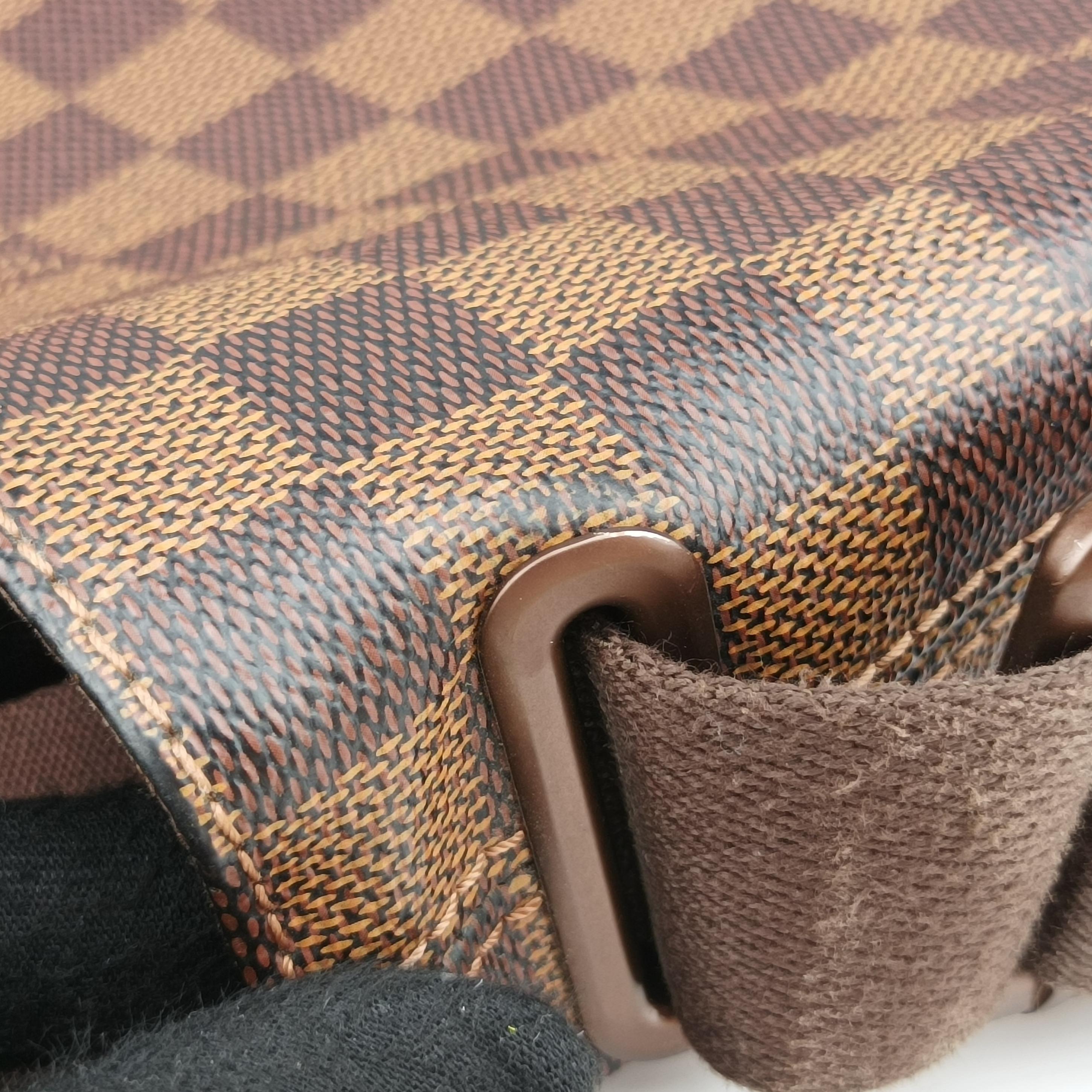 Vintage Louis Vuitton BROOKLYN MM EBENE Damier Canvas N51211 shoulderbag | stylenewstar