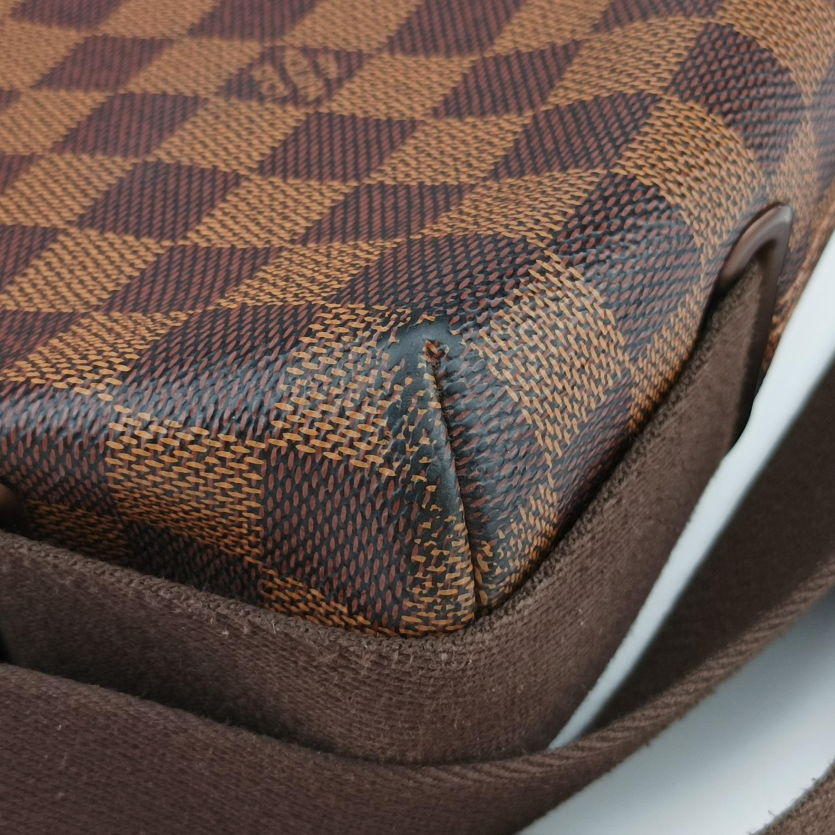 Vintage Louis Vuitton BROOKLYN MM EBENE Damier Canvas N51211 shoulderbag | stylenewstar