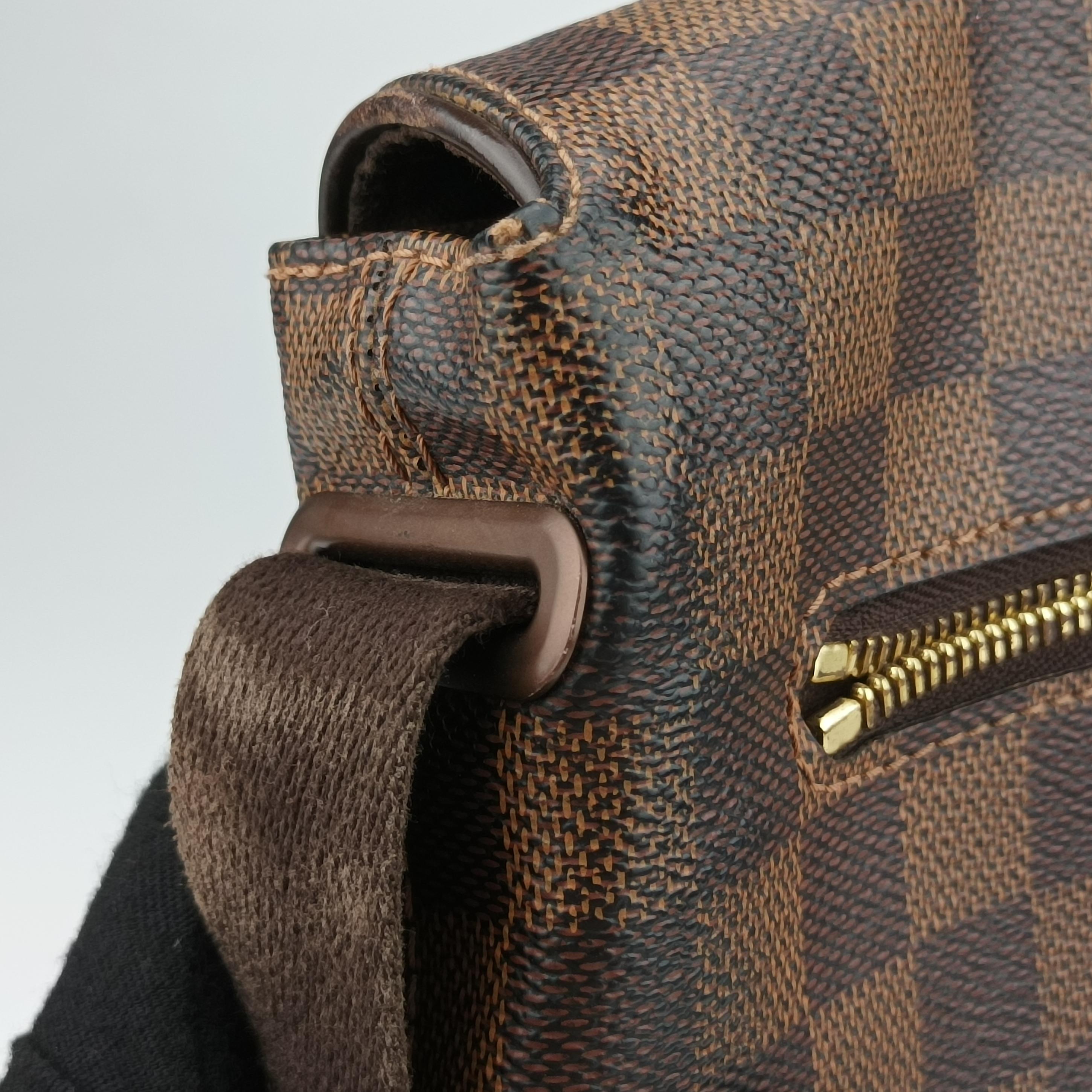 Vintage Louis Vuitton BROOKLYN MM EBENE Damier Canvas N51211 shoulderbag | stylenewstar