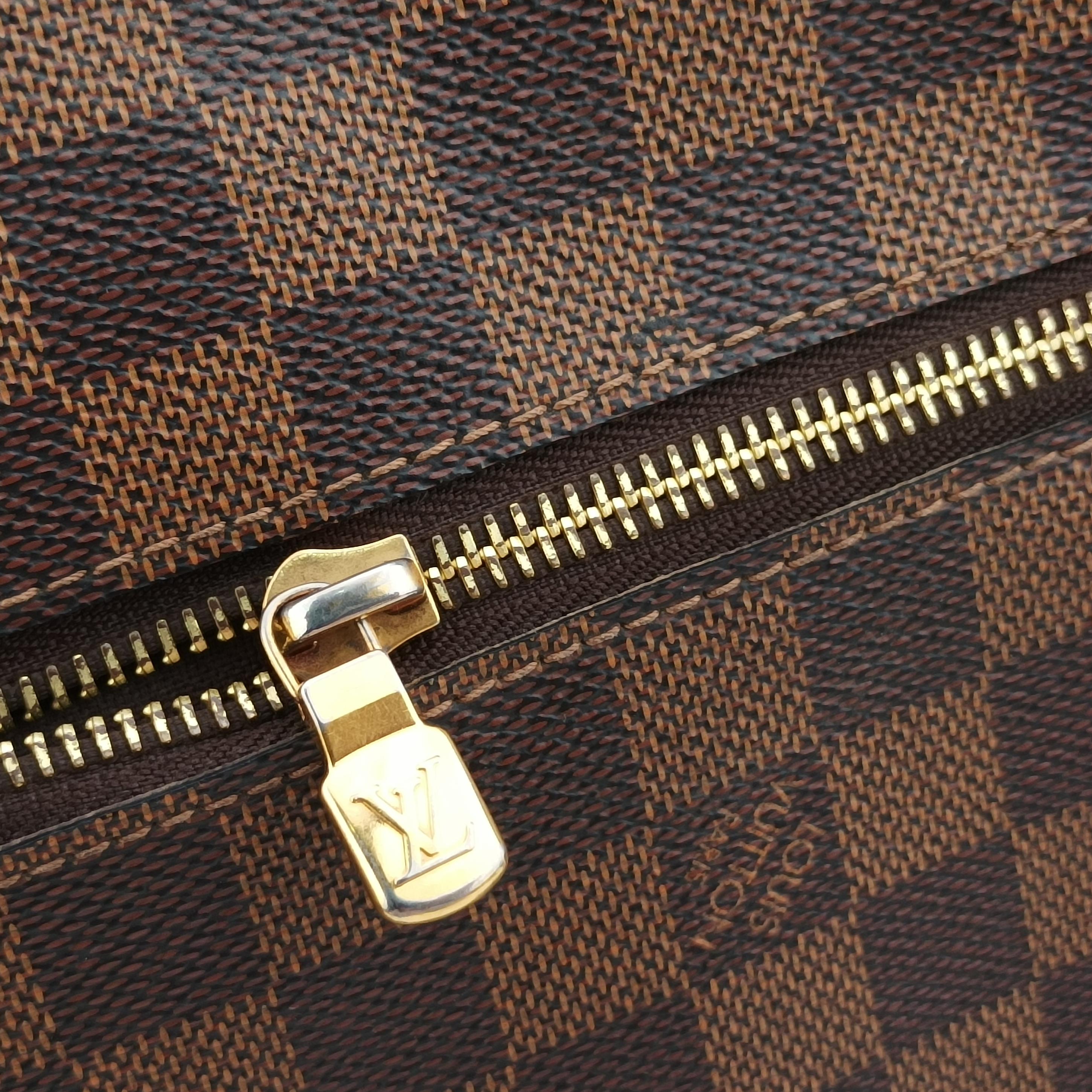 Vintage Louis Vuitton BROOKLYN MM EBENE Damier Canvas N51211 shoulderbag | stylenewstar
