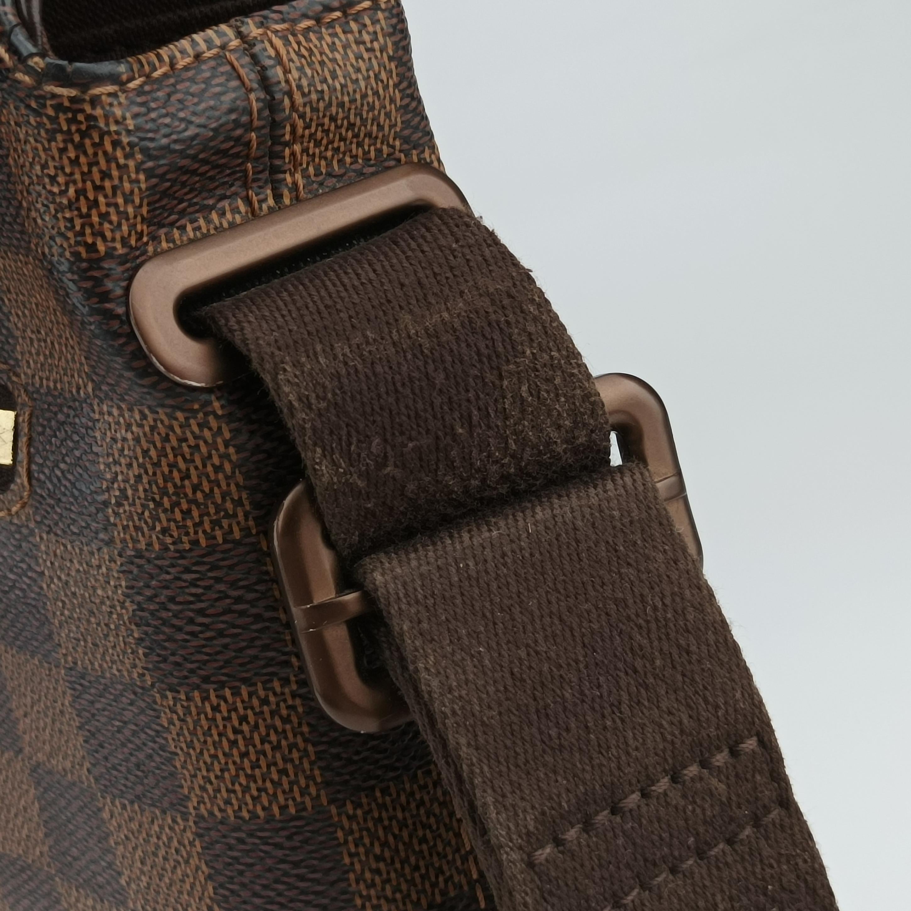 Vintage Louis Vuitton BROOKLYN MM EBENE Damier Canvas N51211 shoulderbag | stylenewstar