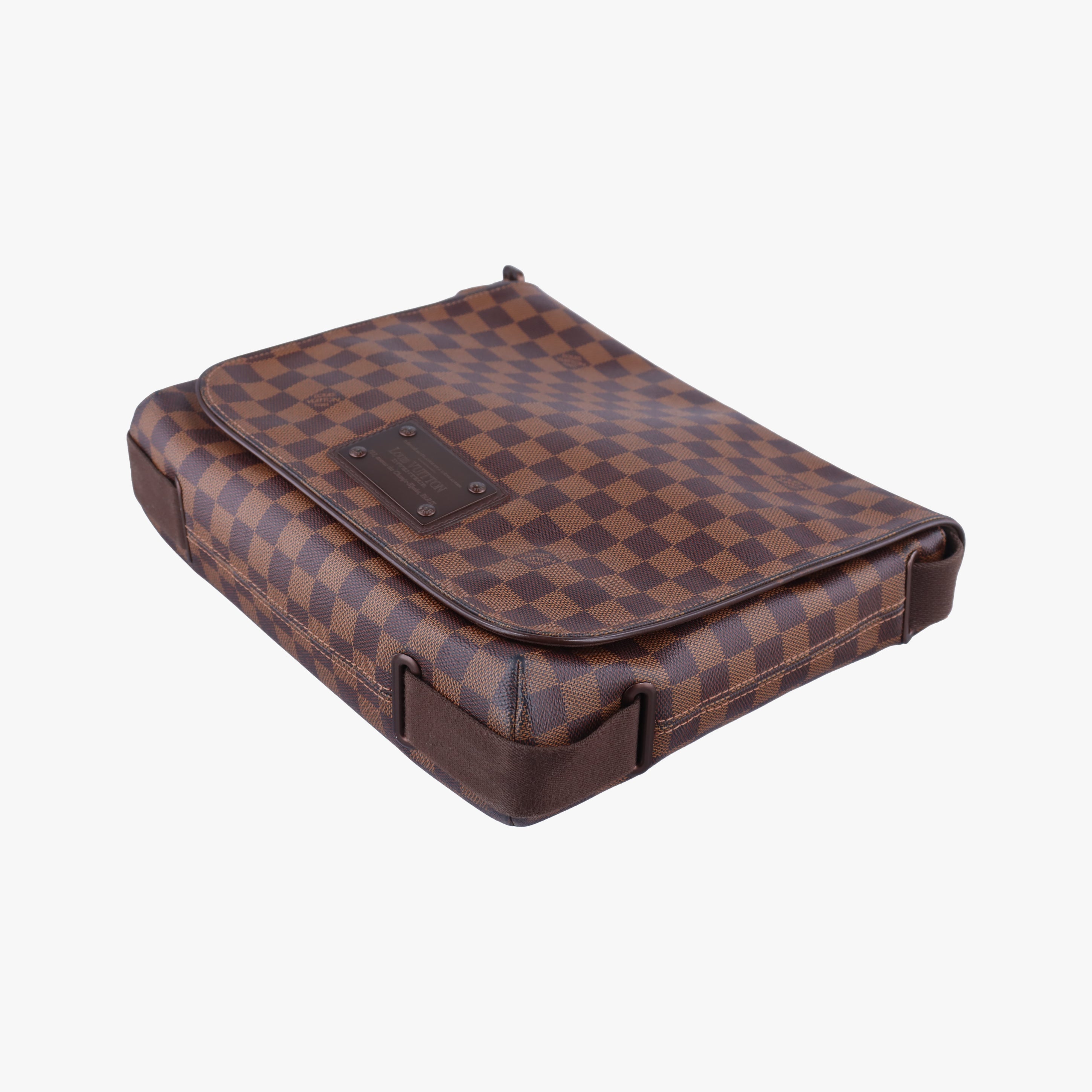 Vintage Louis Vuitton BROOKLYN MM EBENE Damier Canvas N51211 shoulderbag | stylenewstar