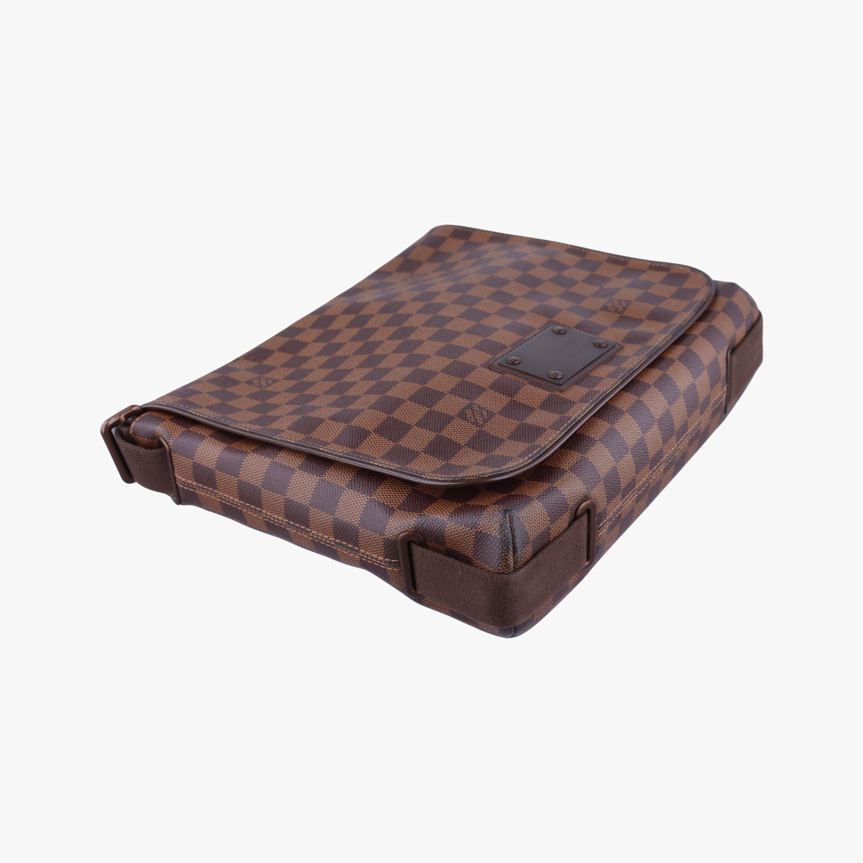 Vintage Louis Vuitton BROOKLYN MM EBENE Damier Canvas N51211 shoulderbag | stylenewstar