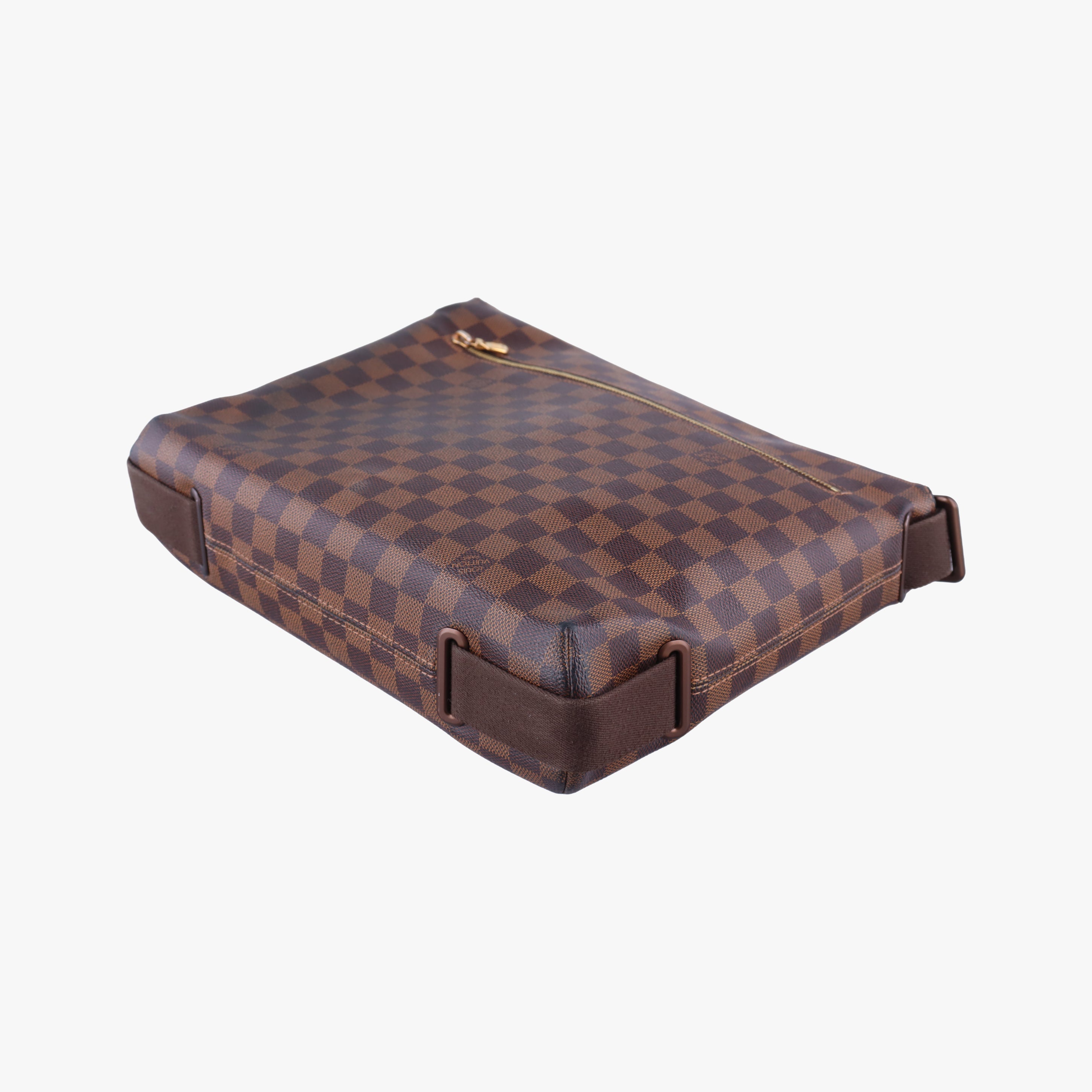 Vintage Louis Vuitton BROOKLYN MM EBENE Damier Canvas N51211 shoulderbag | stylenewstar