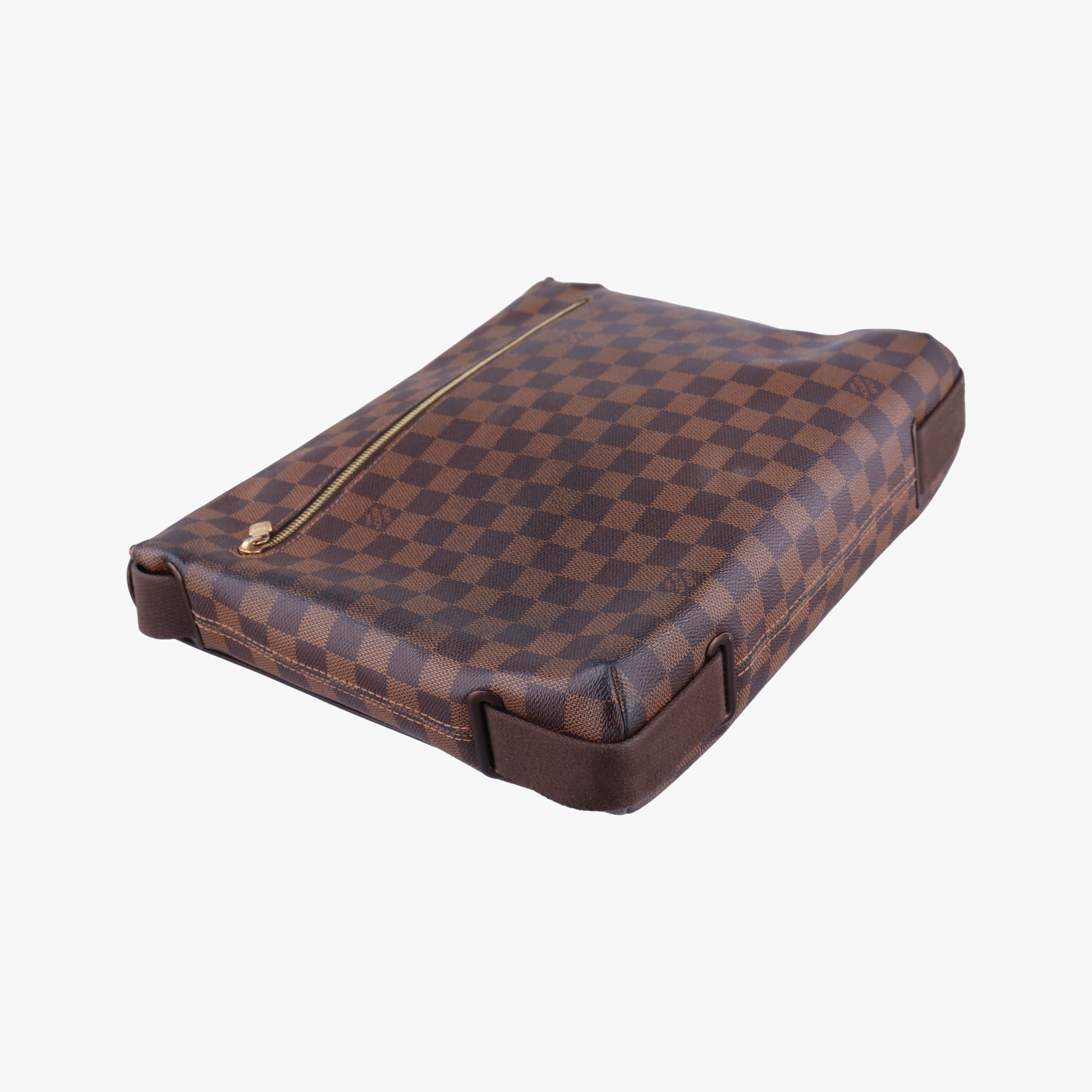 Vintage Louis Vuitton BROOKLYN MM EBENE Damier Canvas N51211 shoulderbag | stylenewstar