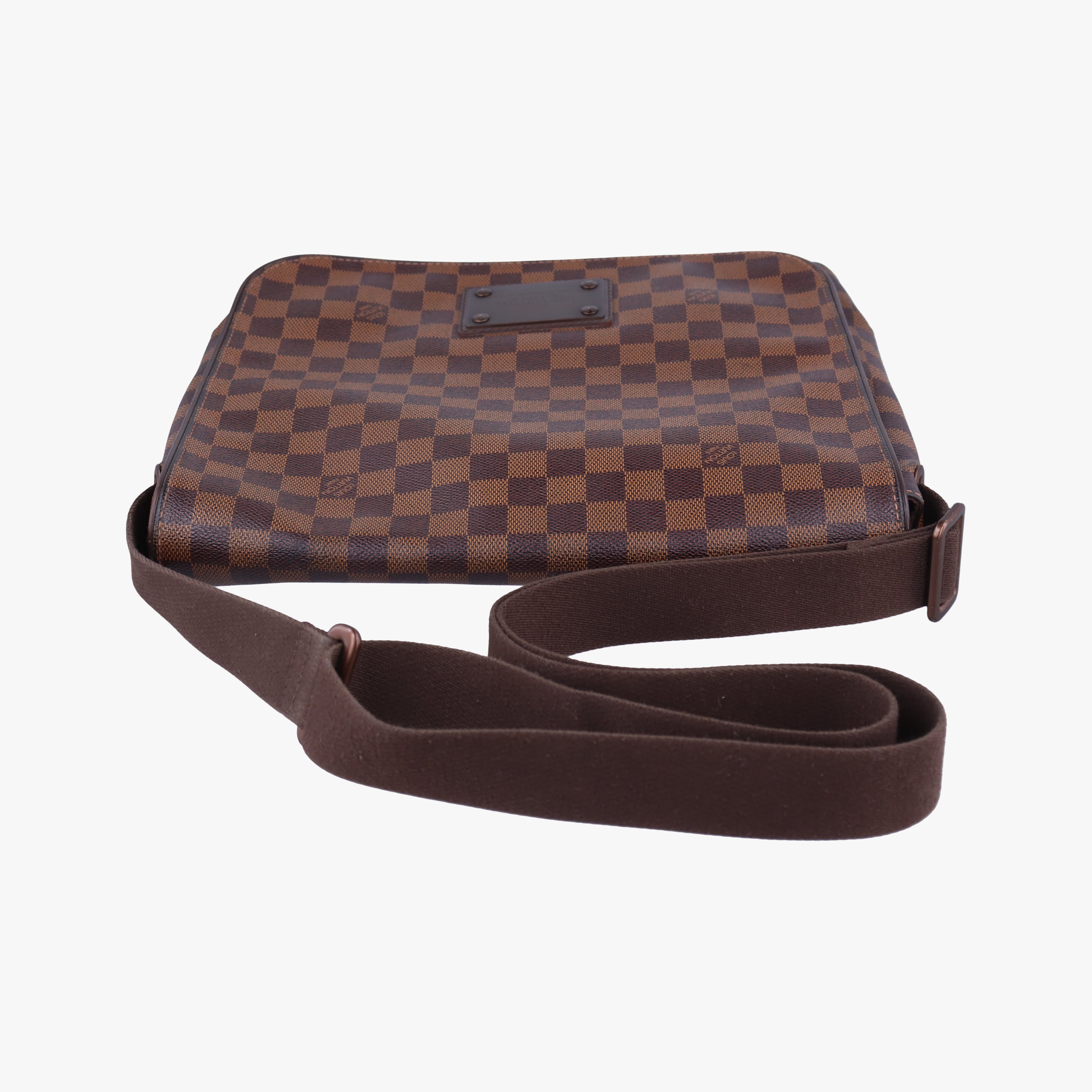 Vintage Louis Vuitton BROOKLYN MM EBENE Damier Canvas N51211 shoulderbag | stylenewstar