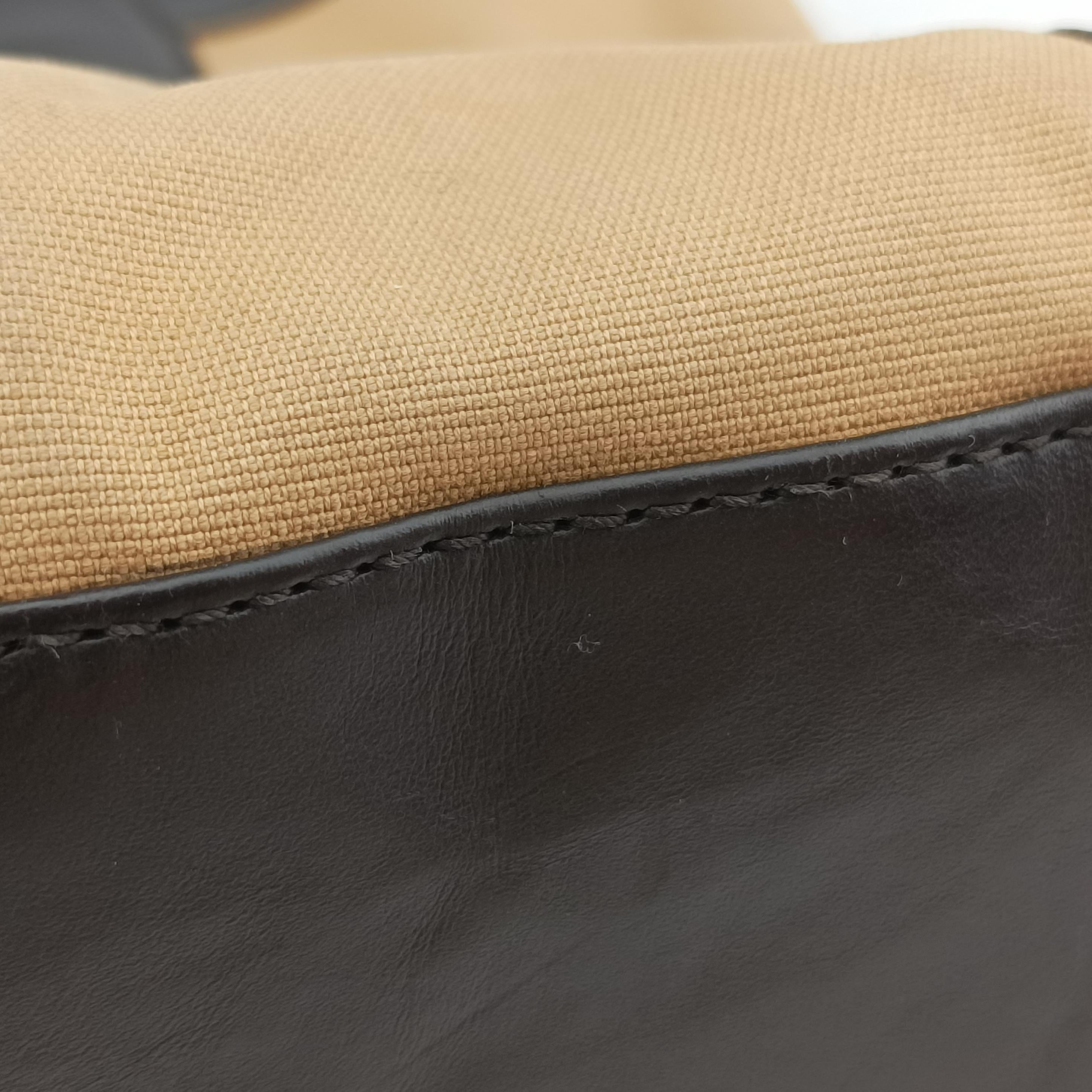 Pre-owned Gucci Sherry Line beige×Black×Red×Green canvas×leather 002.11 handbag | stylenewstar