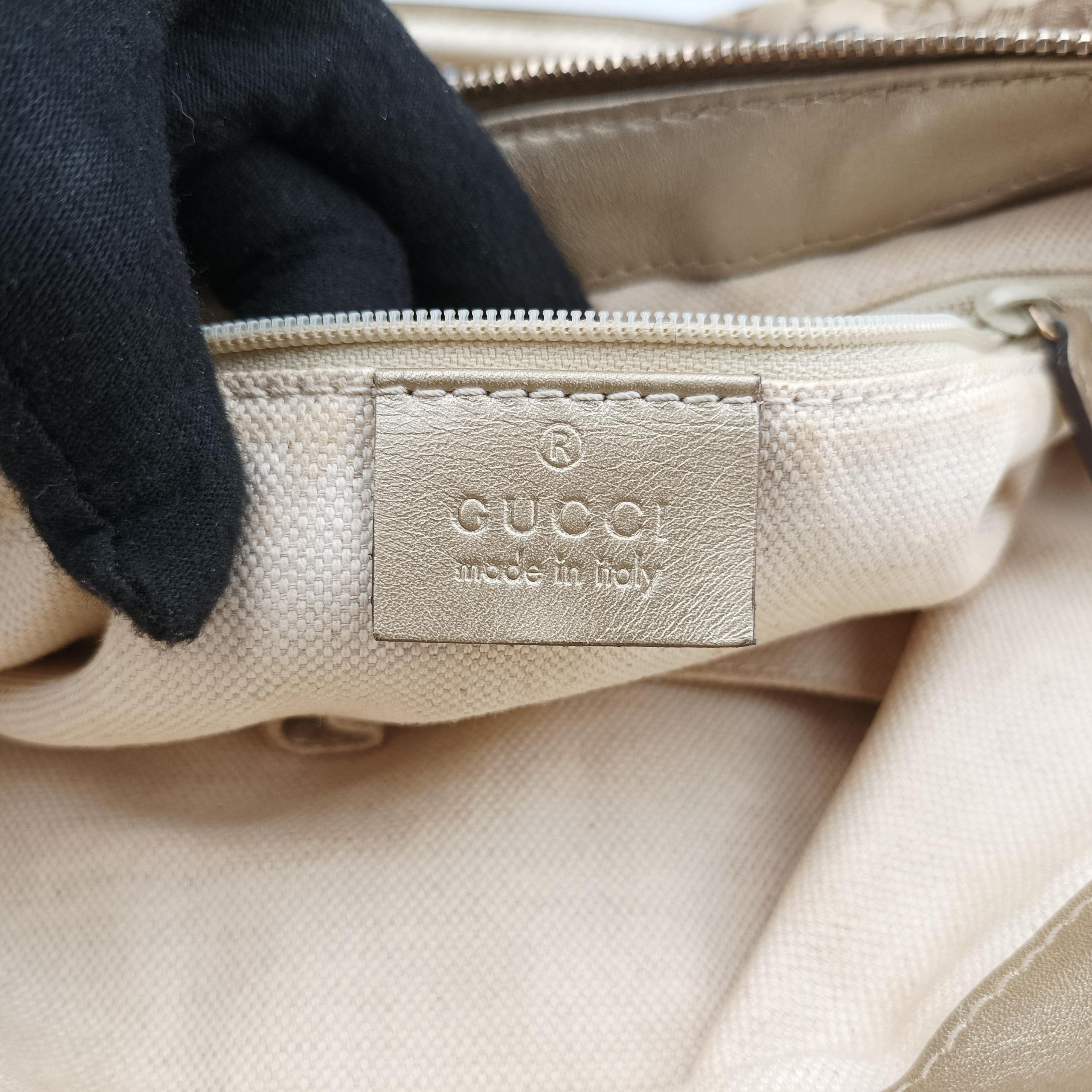 Pre-owned Gucci Sukey Brown Canvas×leather 247902 shoulderbag | stylenewstar