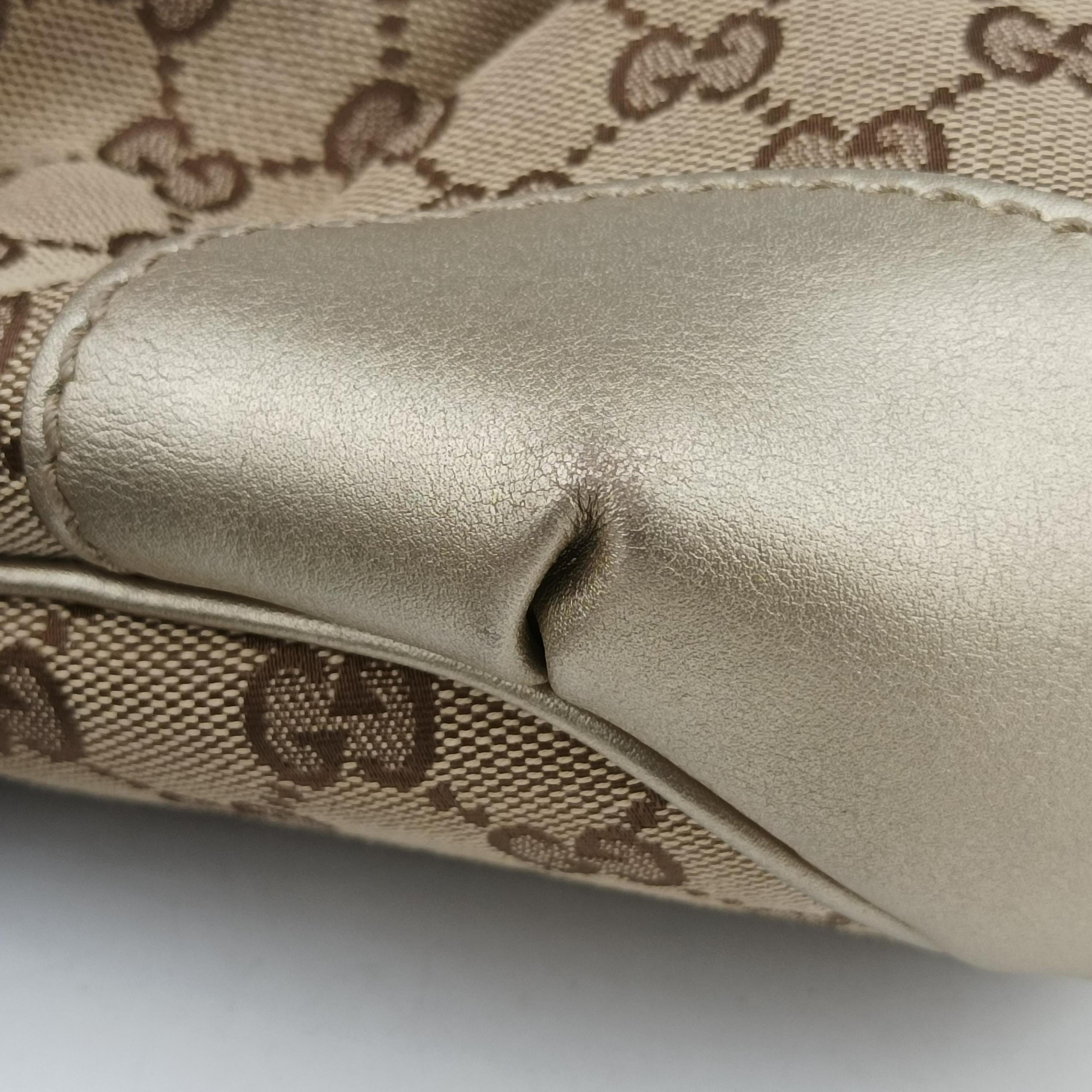 Pre-owned Gucci Sukey Brown Canvas×leather 247902 shoulderbag | stylenewstar