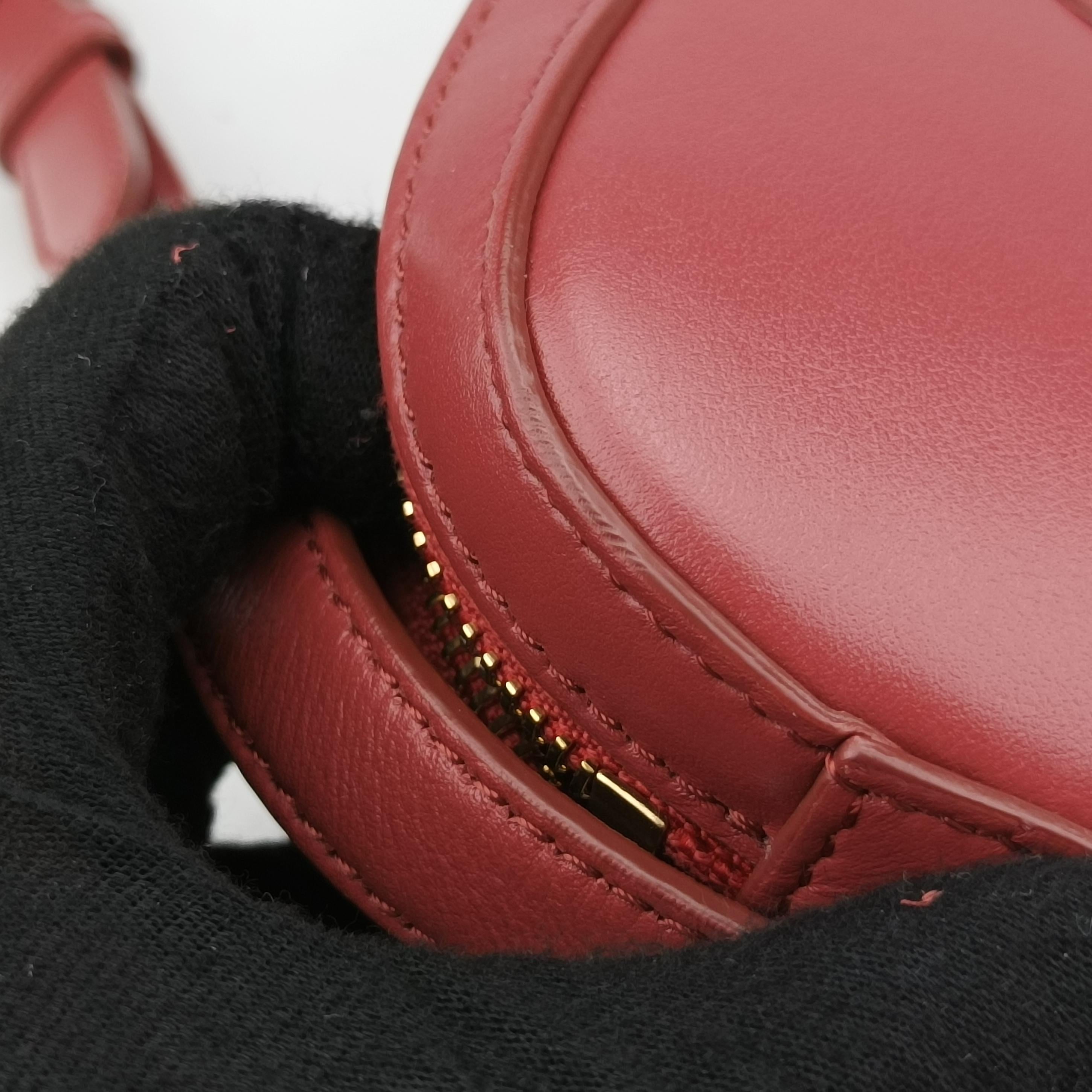 Pre-owned Celine Triomphe Pink leather  shoulderbag | stylenewstar