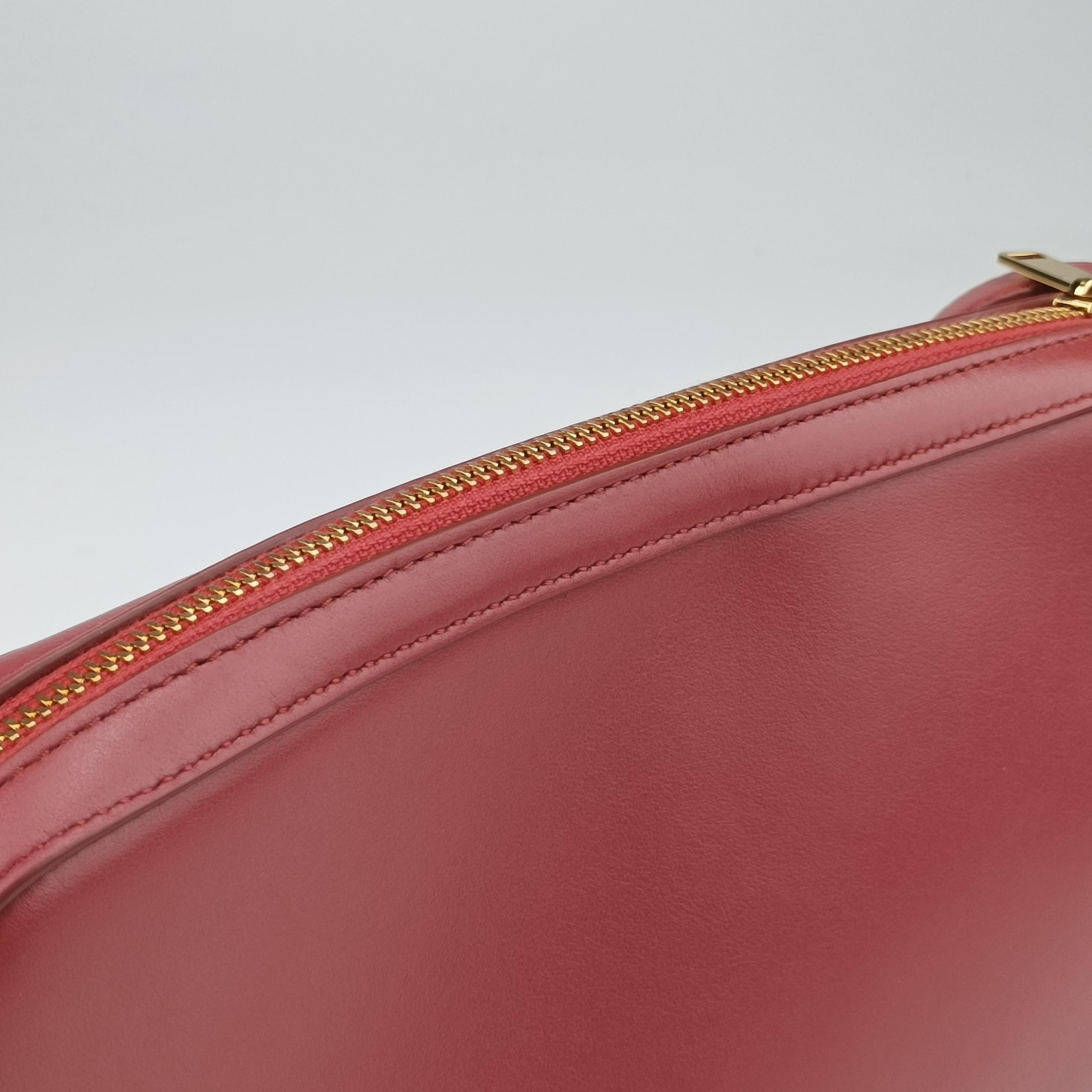Pre-owned Celine Triomphe Pink leather  shoulderbag | stylenewstar