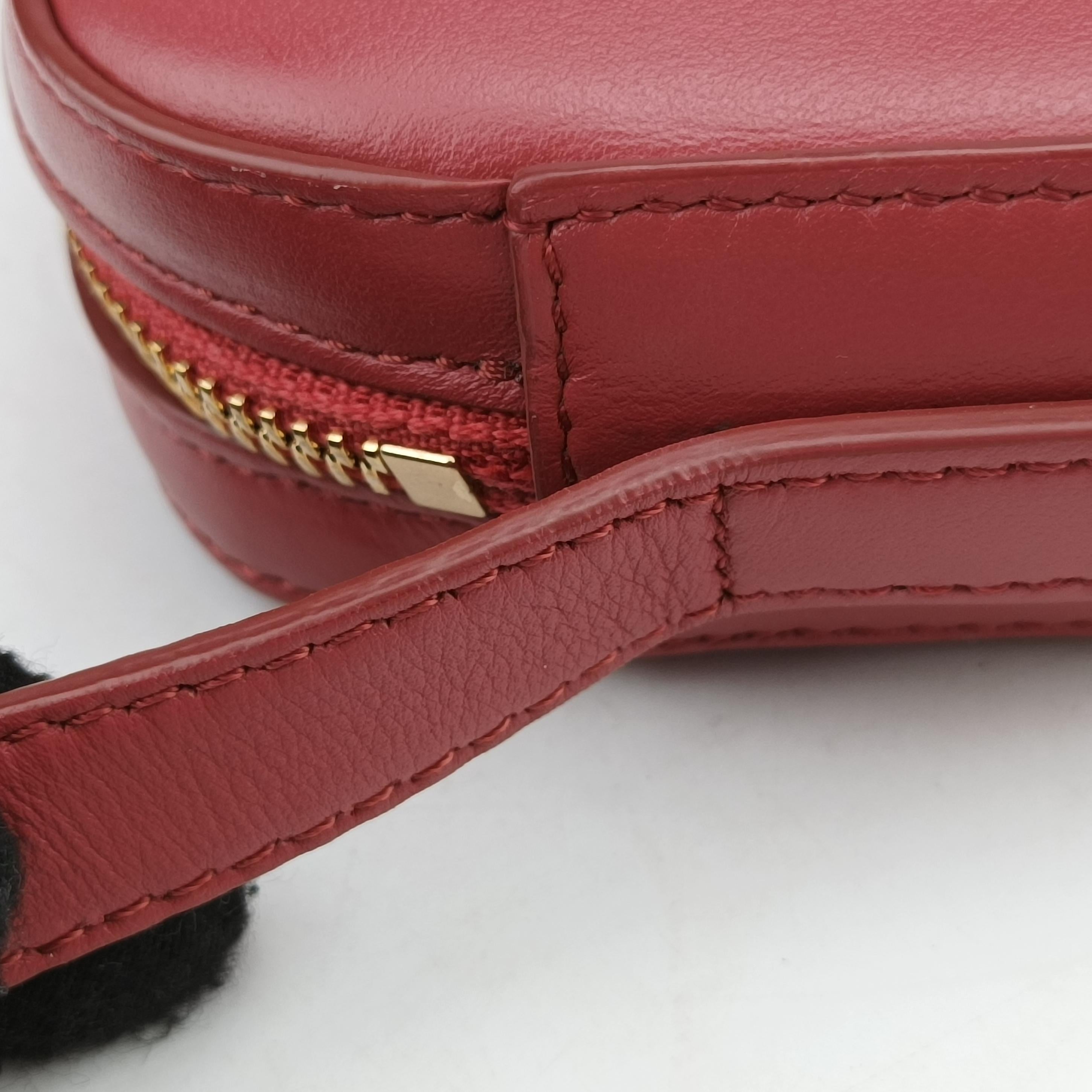 Pre-owned Celine Triomphe Pink leather  shoulderbag | stylenewstar