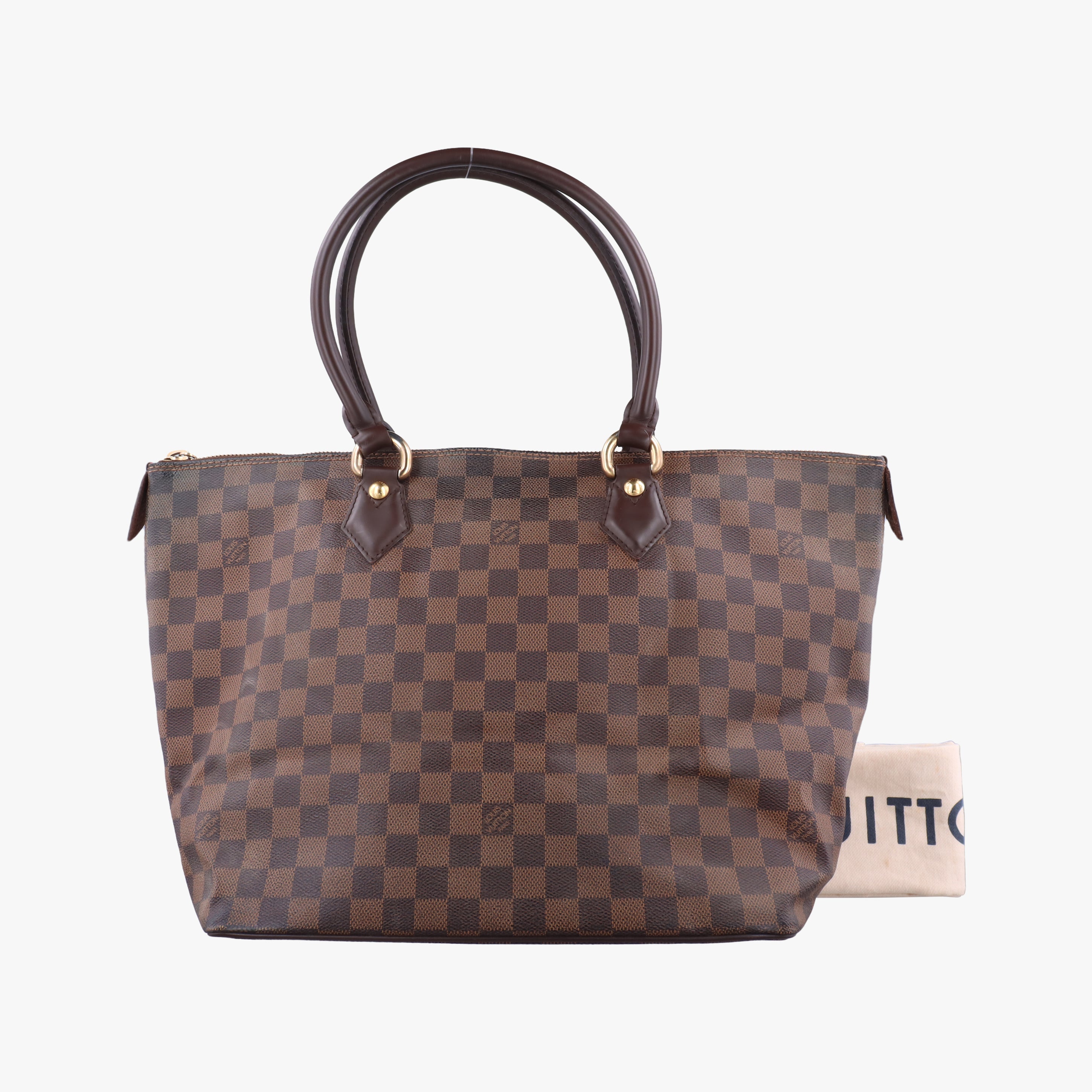 Vintage Louis Vuitton SALEYA MM EBENE Damier Canvas N51182 shoulderbag | stylenewstar