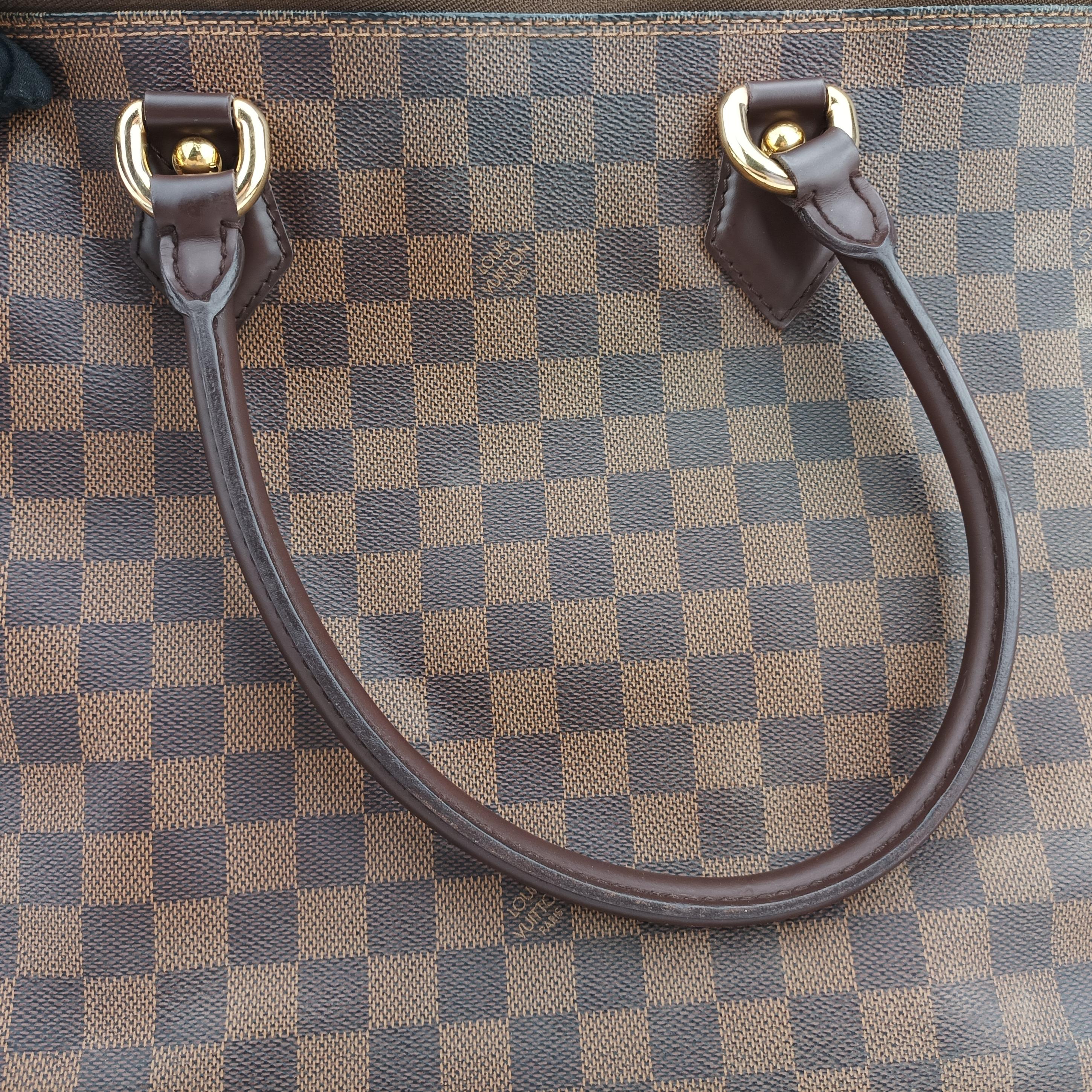 Vintage Louis Vuitton SALEYA MM EBENE Damier Canvas N51182 shoulderbag | stylenewstar
