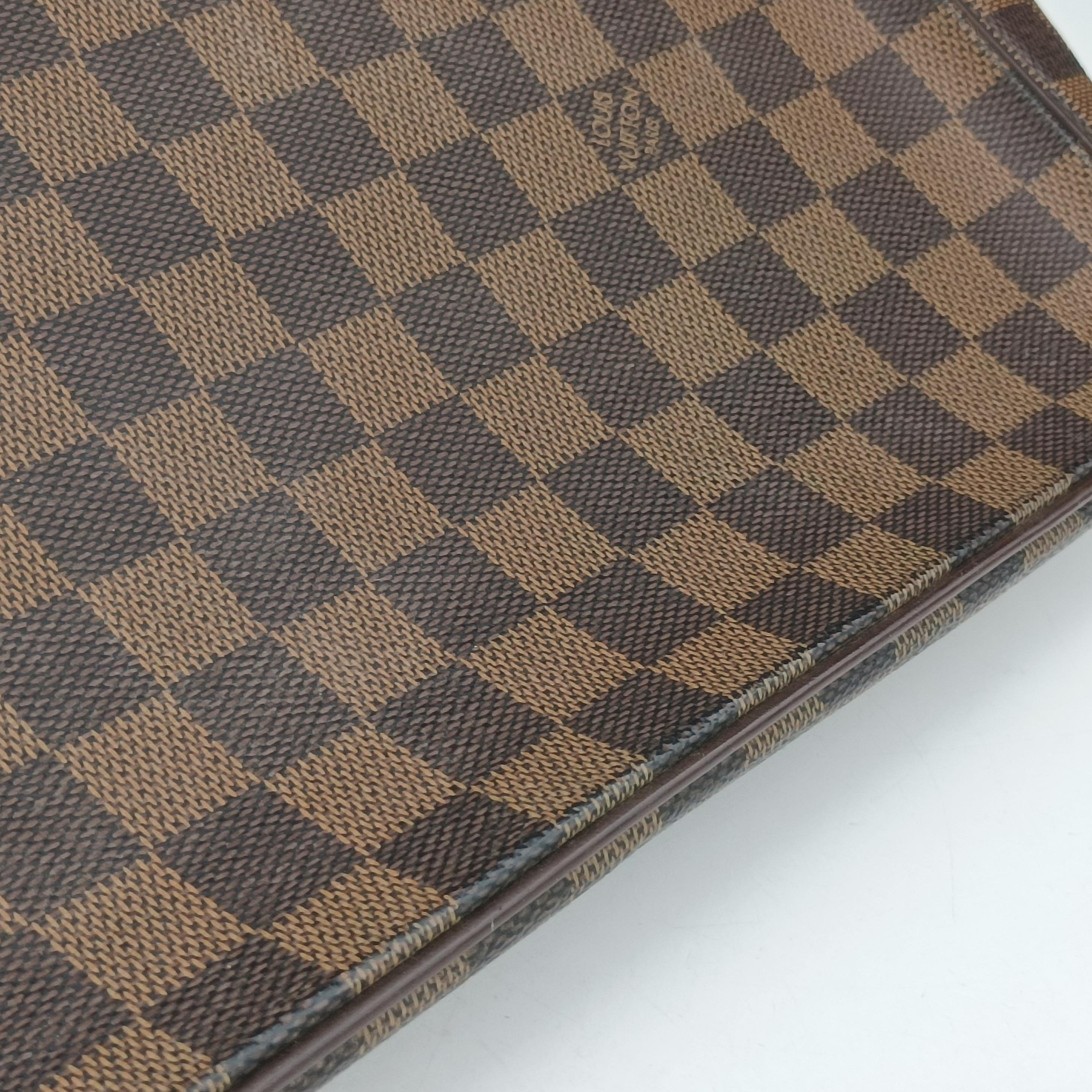 Vintage Louis Vuitton SALEYA MM EBENE Damier Canvas N51182 shoulderbag | stylenewstar
