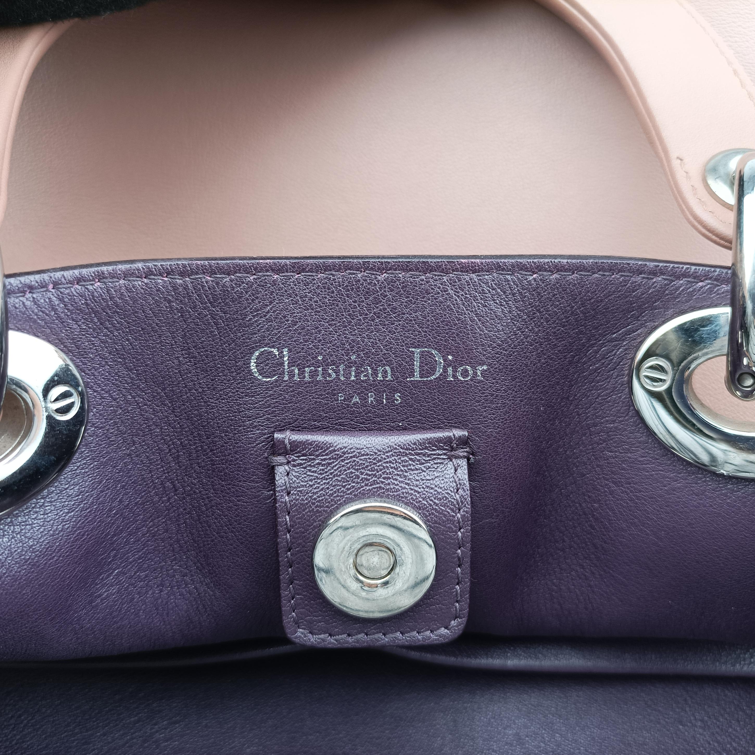 Pre-owned Christian Dior Diorissimo Brown Leather  shoulderbag | stylenewstar