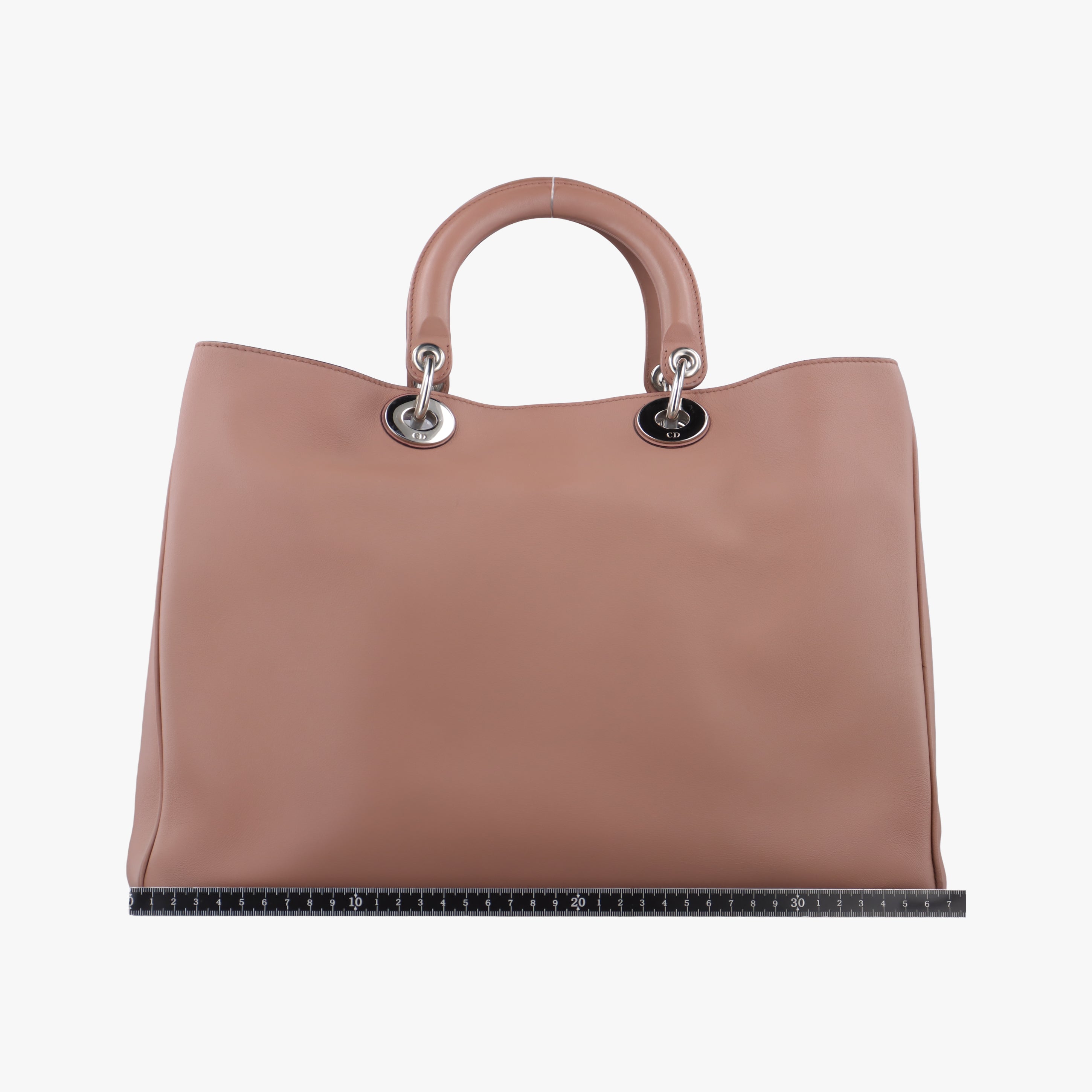 Pre-owned Christian Dior Diorissimo Brown Leather  shoulderbag | stylenewstar