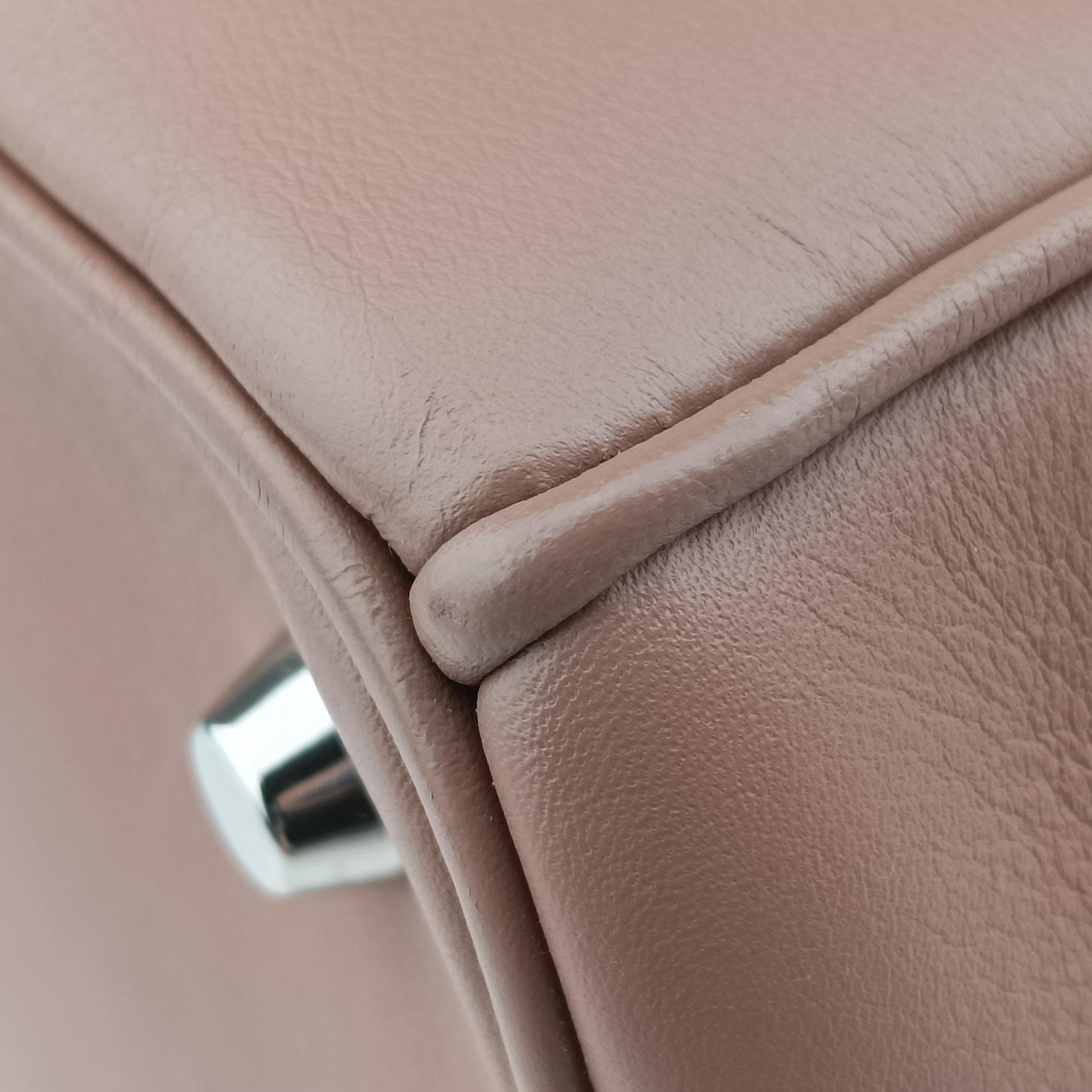 Pre-owned Christian Dior Diorissimo Brown Leather  shoulderbag | stylenewstar