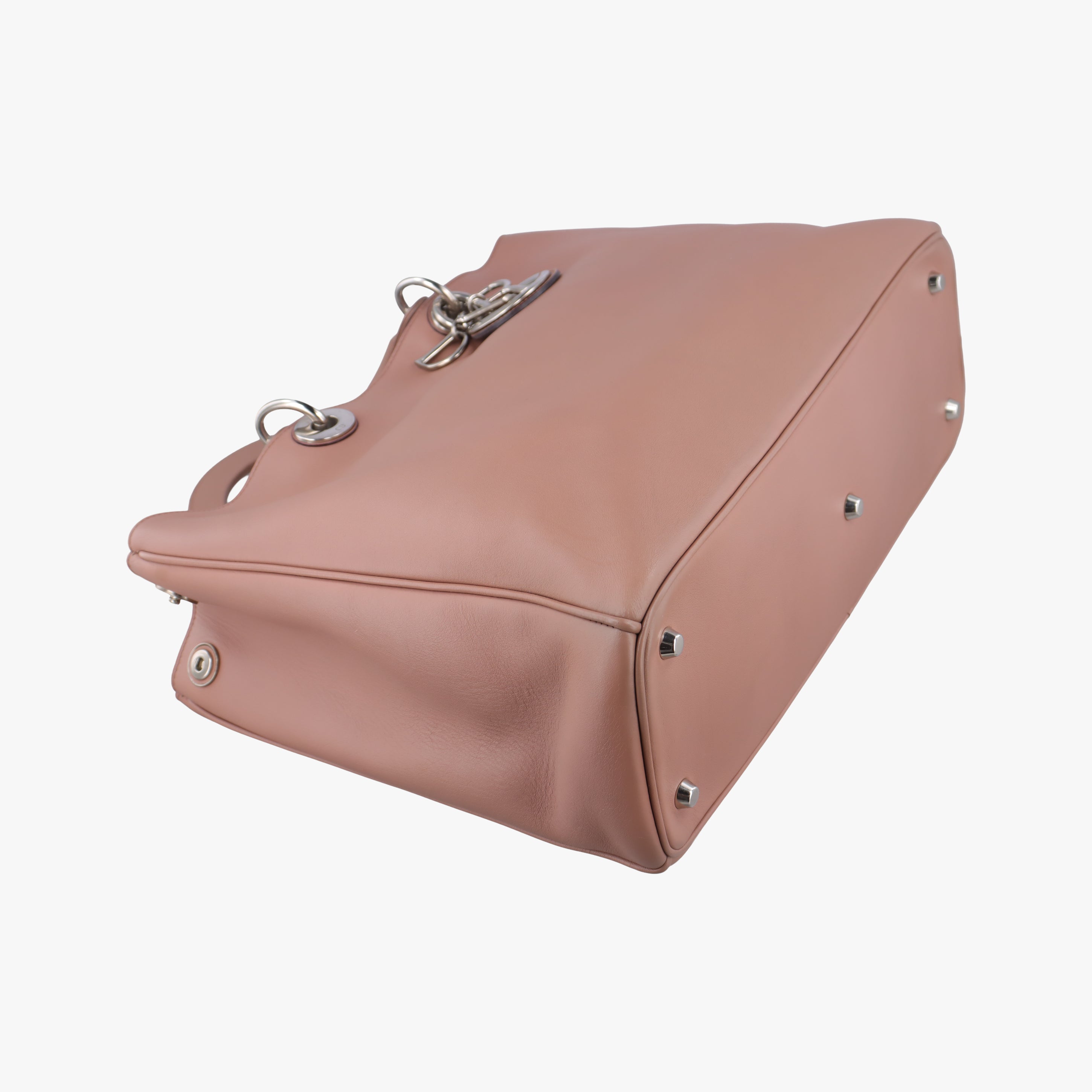 Pre-owned Christian Dior Diorissimo Brown Leather  shoulderbag | stylenewstar
