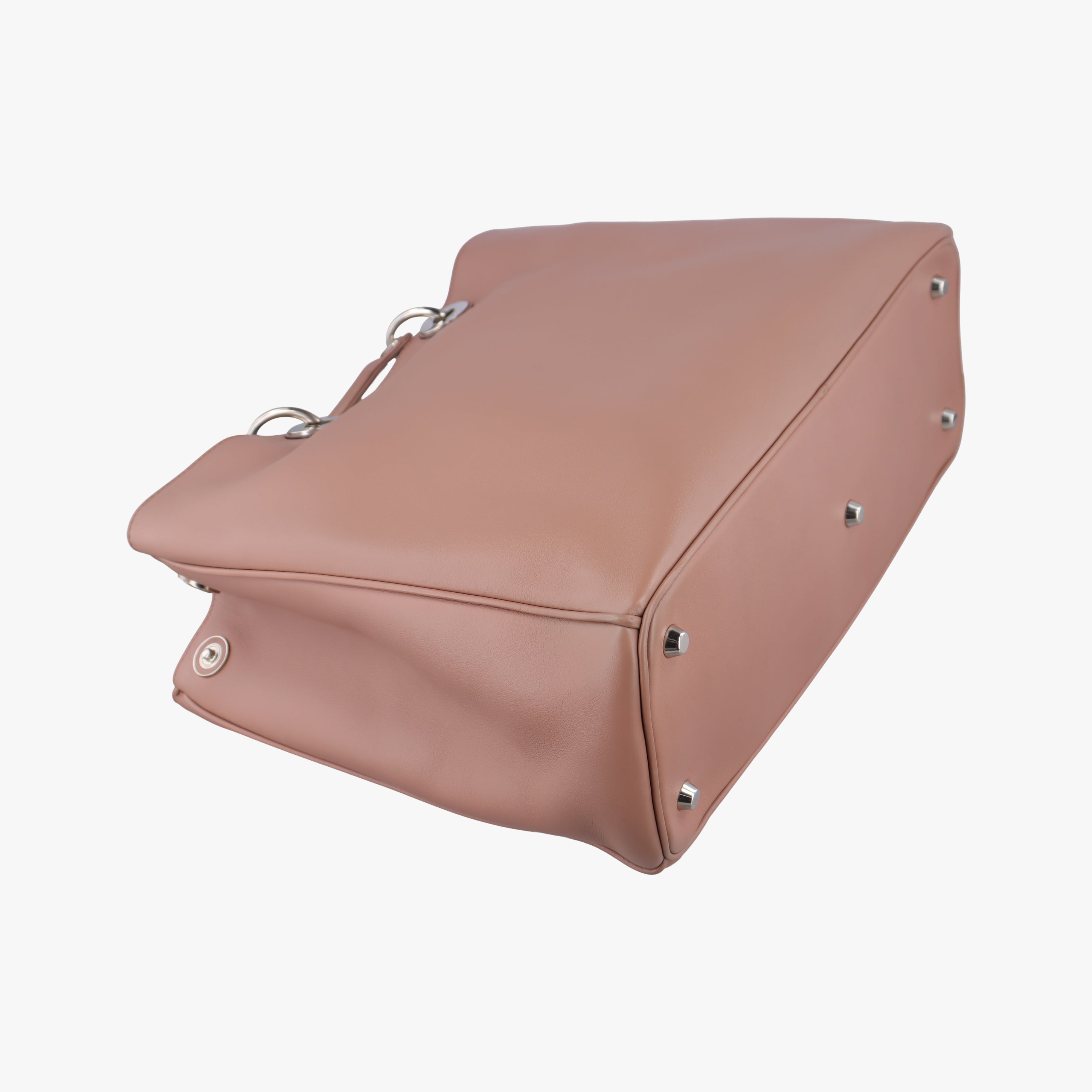 Pre-owned Christian Dior Diorissimo Brown Leather  shoulderbag | stylenewstar