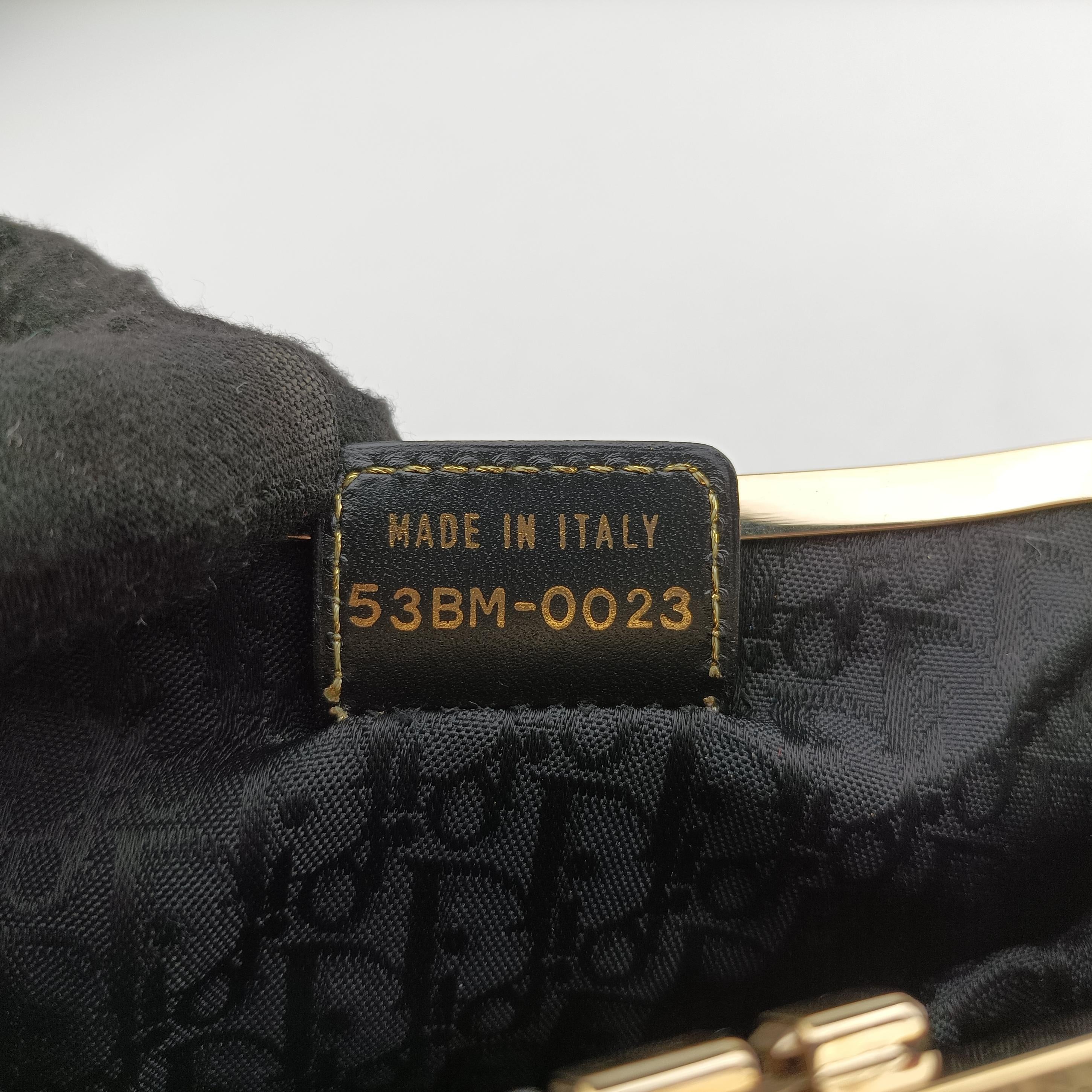 Vintage Christian Dior Saddle Black snakeskin  handbag | stylenewstar