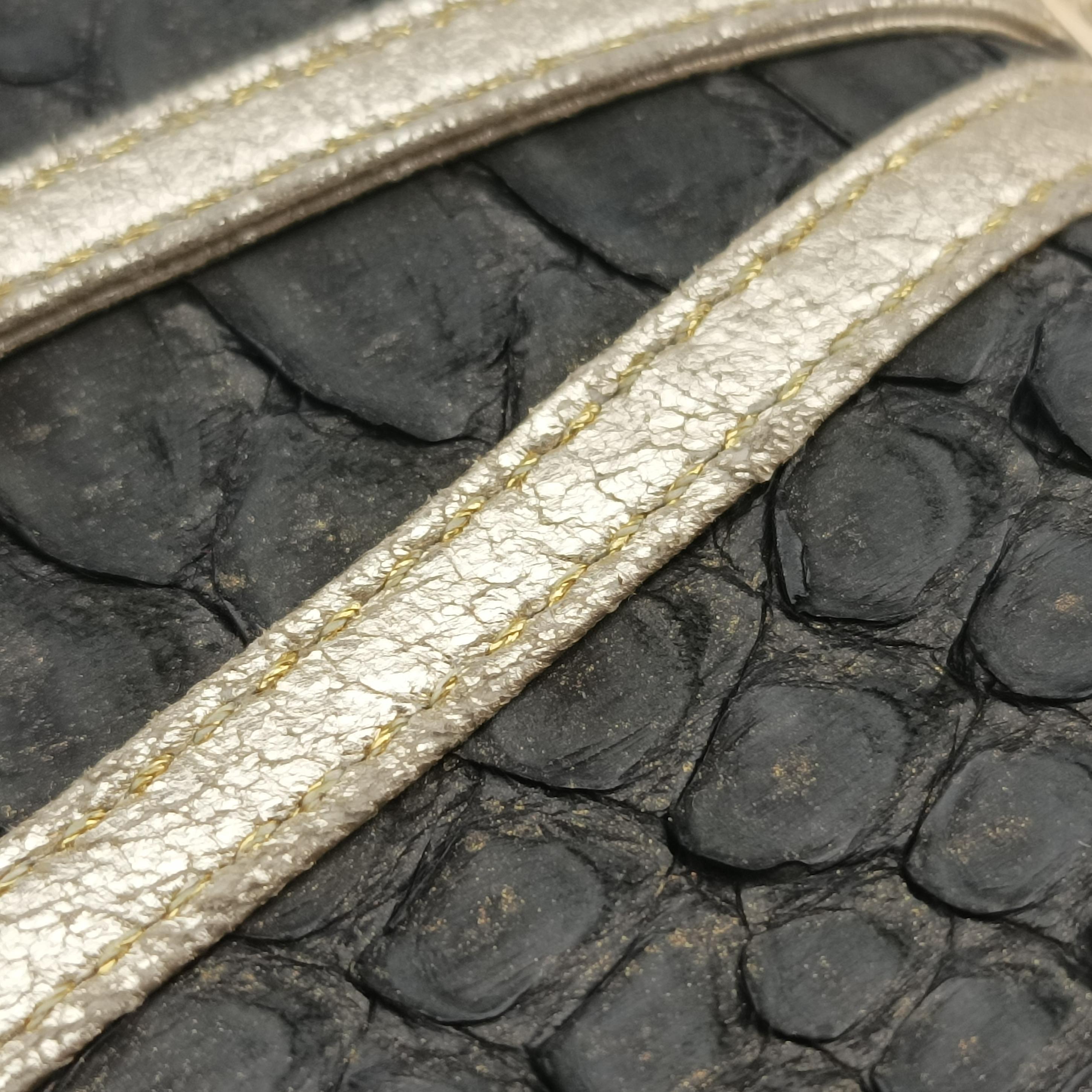 Vintage Christian Dior Saddle Black snakeskin  handbag | stylenewstar