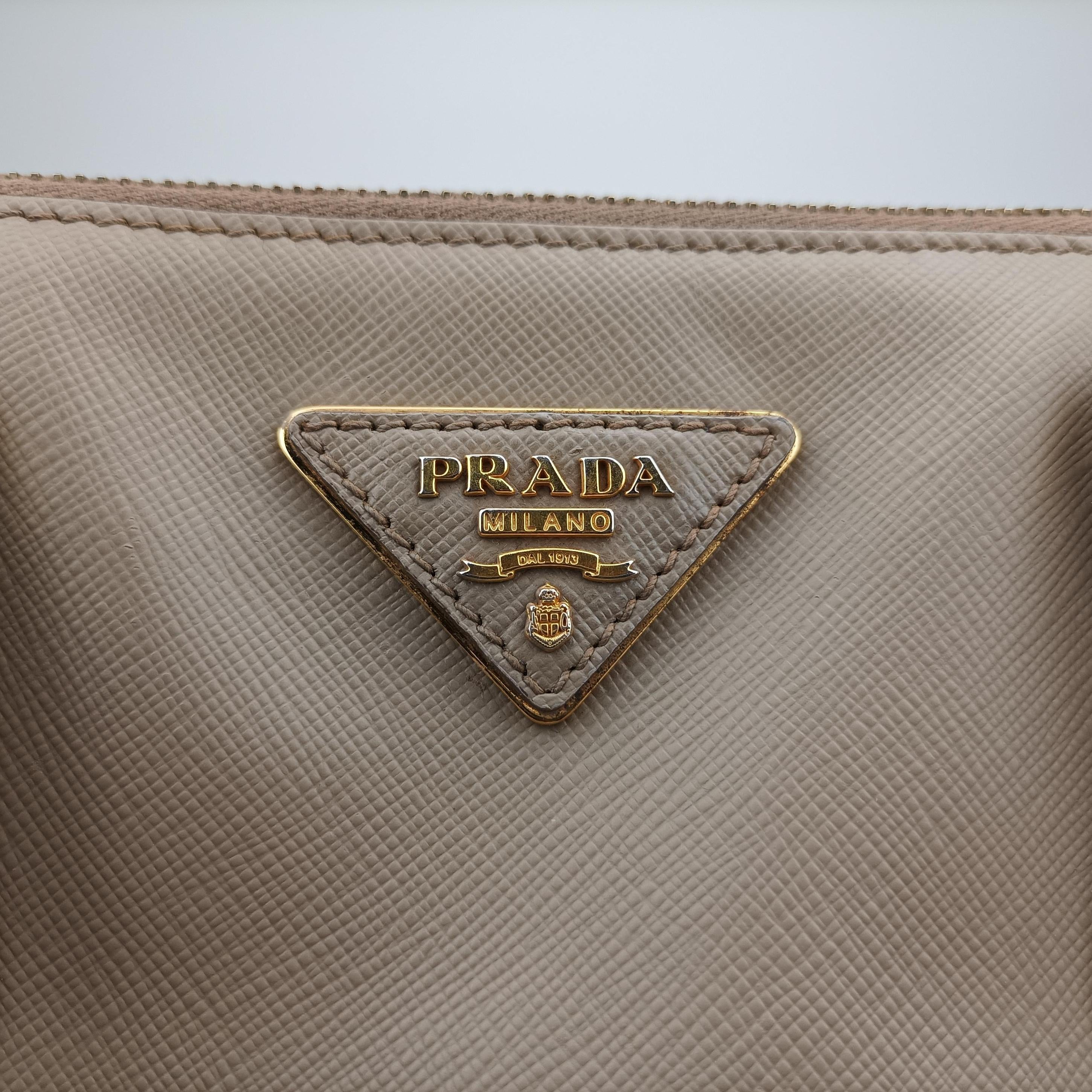 Secondhand Prada Galleria beige SAFFIANO Leather BN2274 shoulderbag | stylenewstar