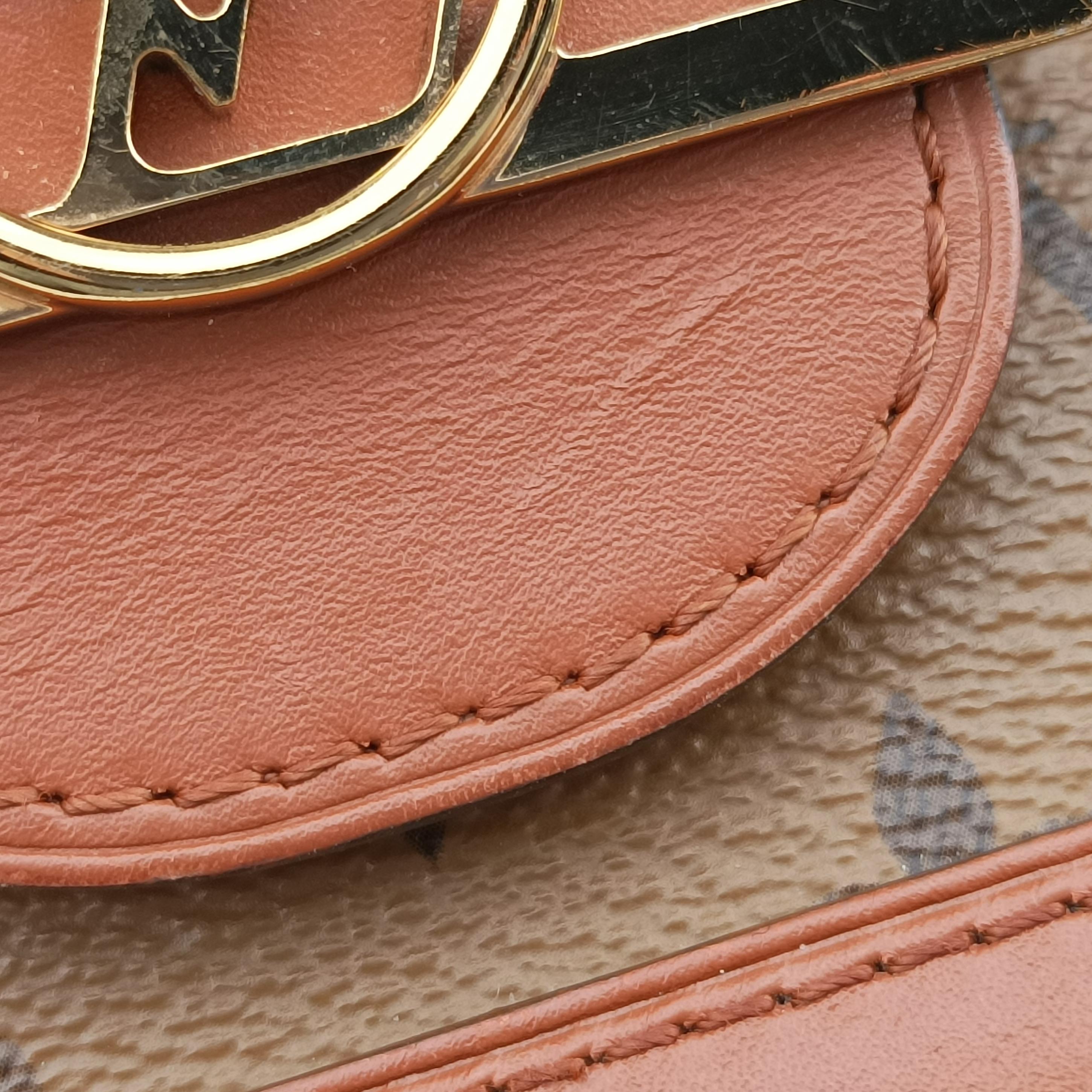 Secondhand Louis Vuitton DAUPHINE brown Monogram Reverse M45958 shoulderbag | stylenewstar
