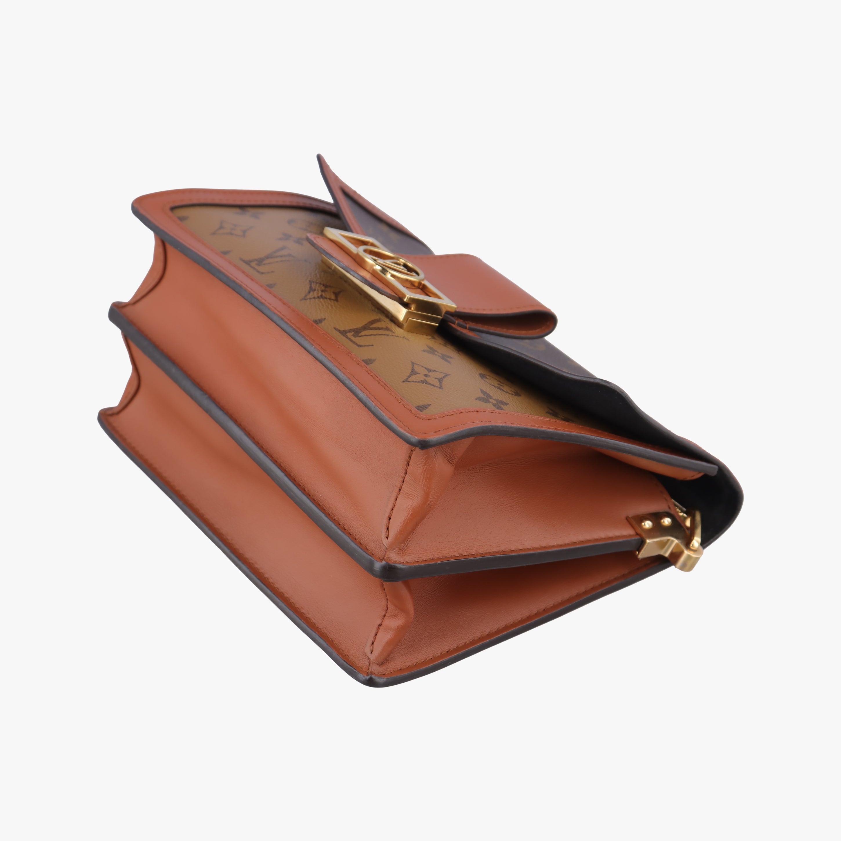 Secondhand Louis Vuitton DAUPHINE brown Monogram Reverse M45958 shoulderbag | stylenewstar