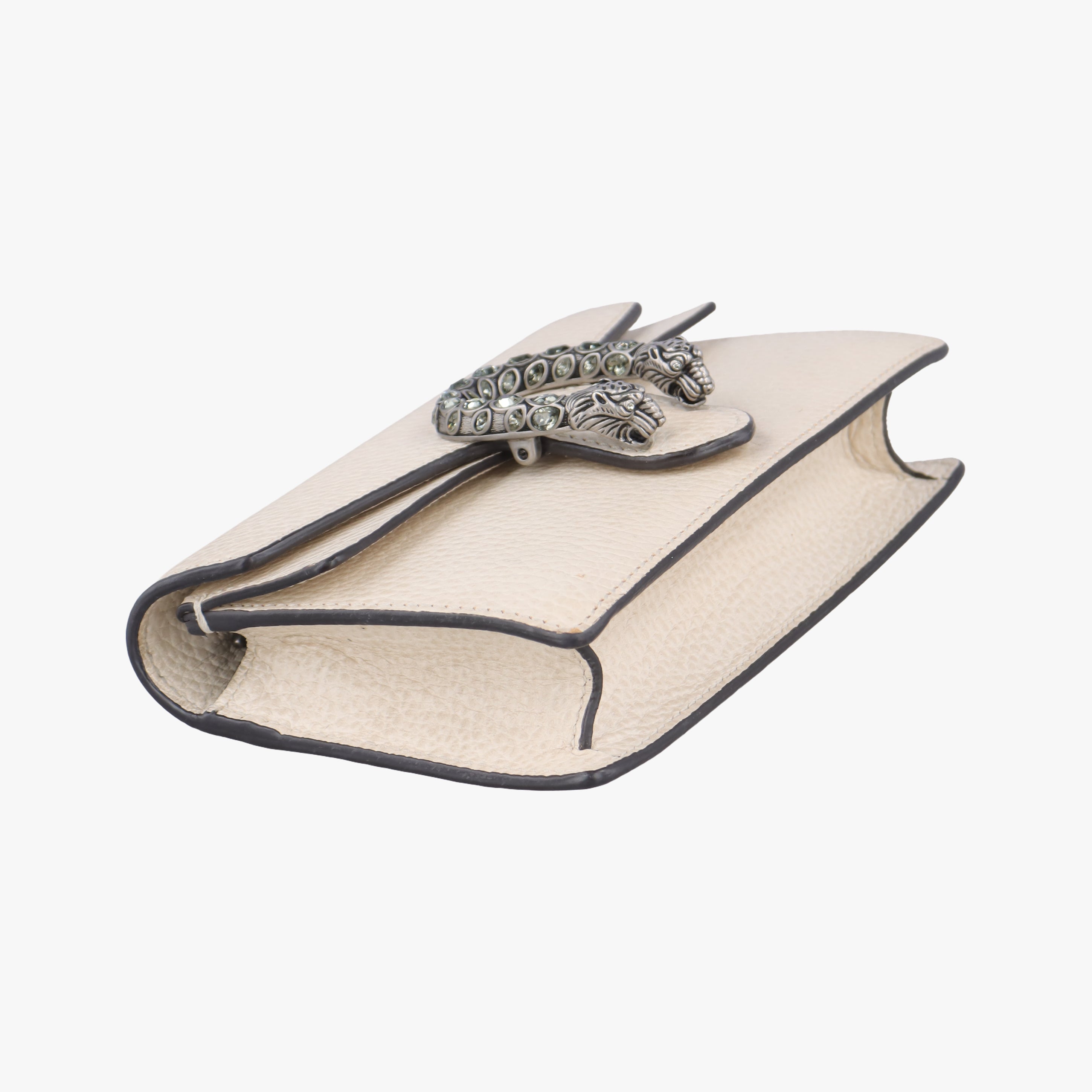 Pre-owned Gucci Dionysus White Leather 476432 shoulderbag | stylenewstar