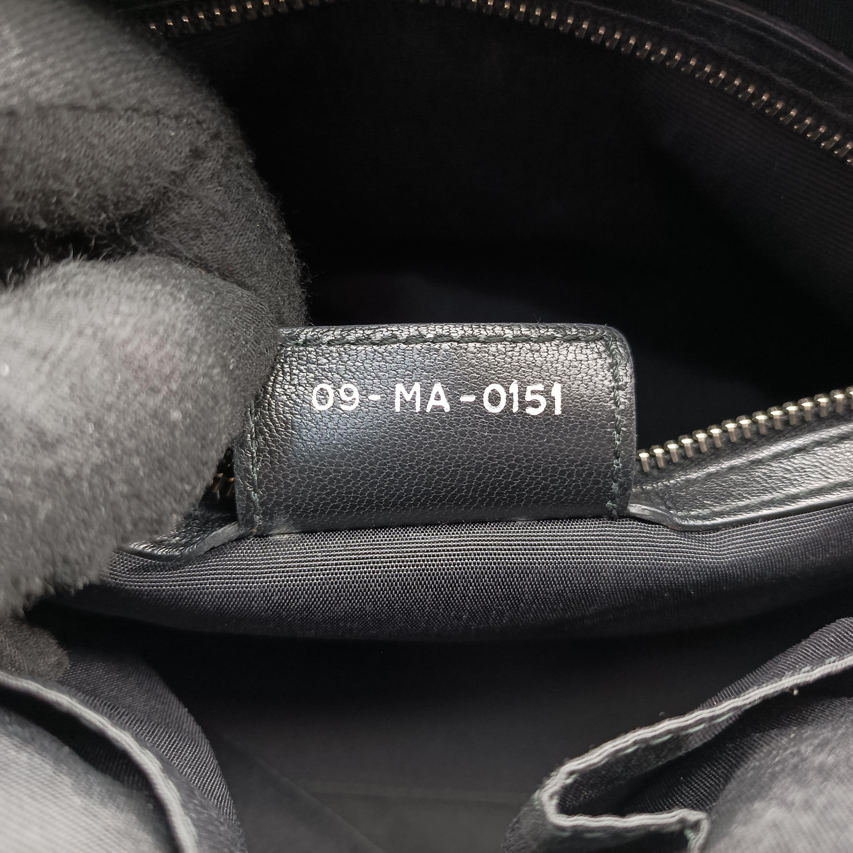 Pre-owned Christian Dior Granville Black lambskin  shoulderbag | stylenewstar