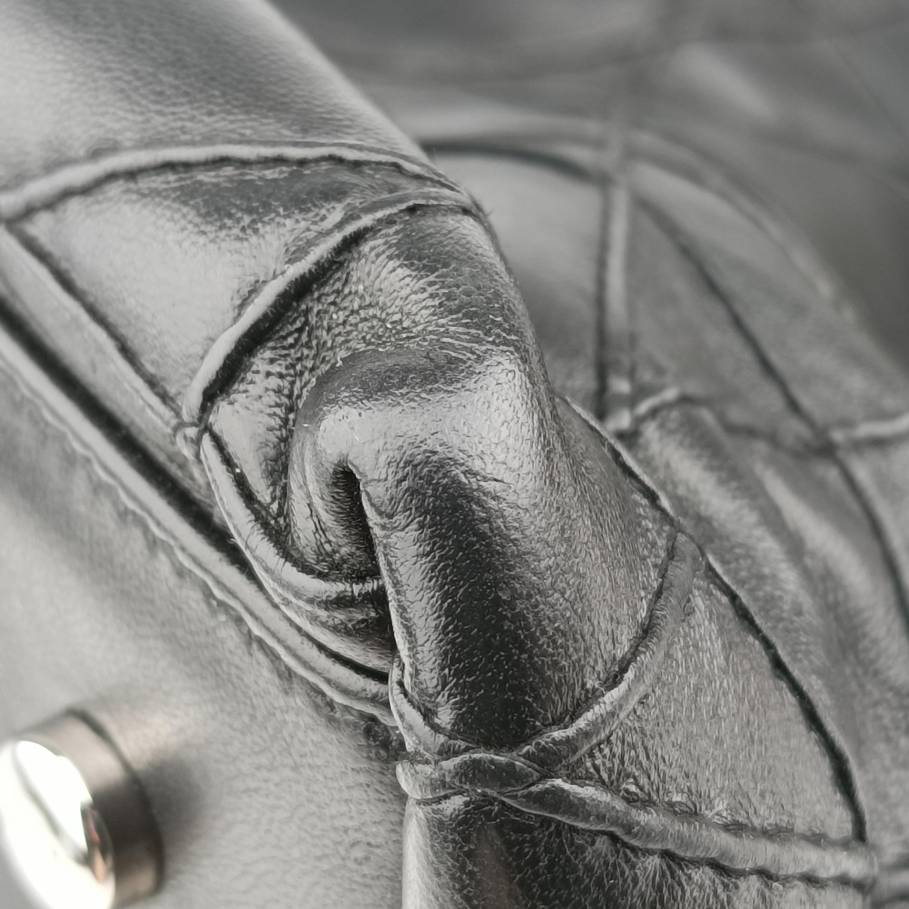 Pre-owned Christian Dior Granville Black lambskin  shoulderbag | stylenewstar