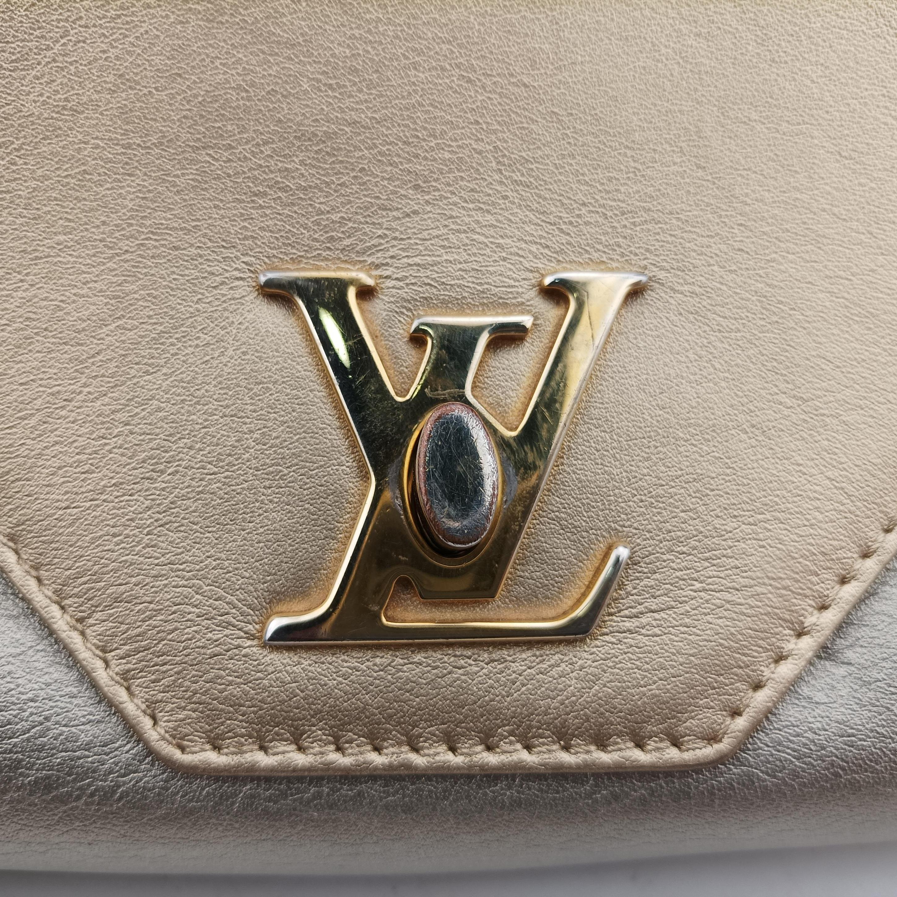 Pre-owned Louis Vuitton Love Note golden×silver Leather M54504 shoulderbag | stylenewstar