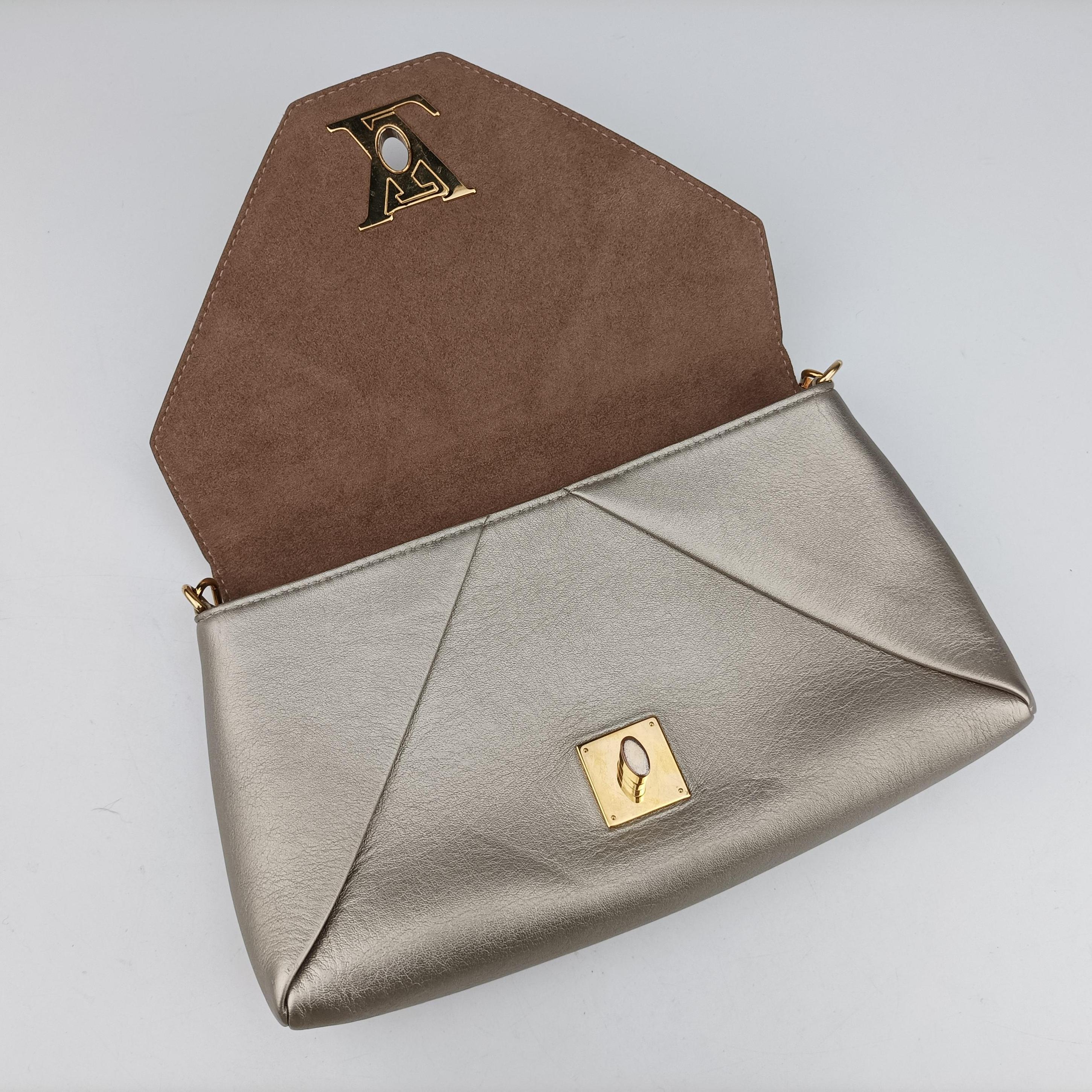 Pre-owned Louis Vuitton Love Note golden×silver Leather M54504 shoulderbag | stylenewstar